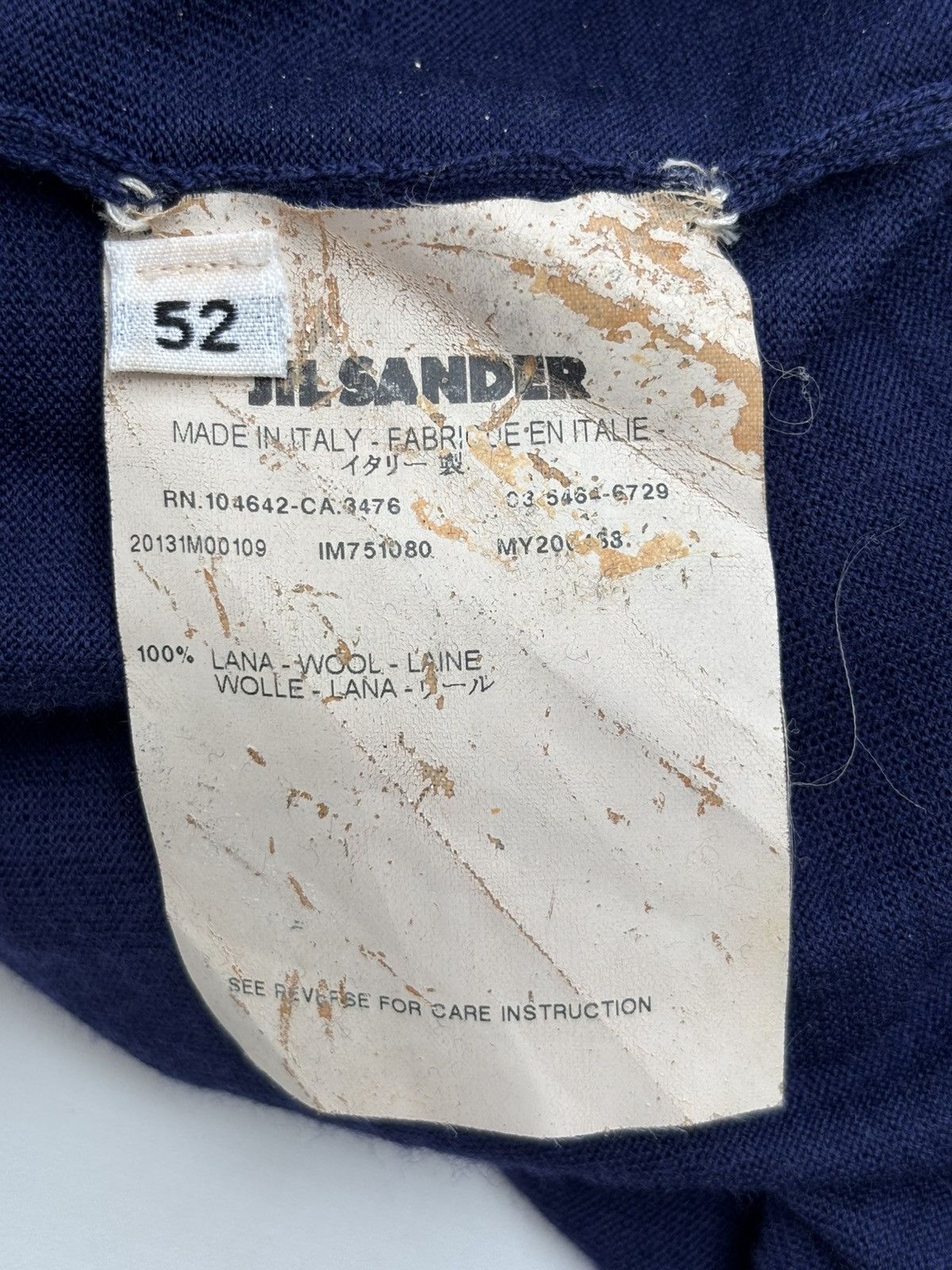 Jil Sander × Raf Simons SS13 RUNWAY Wool Knit Short Sleeve Sweater Size US L / EU 52-54 / 3 - 8 Thumbnail