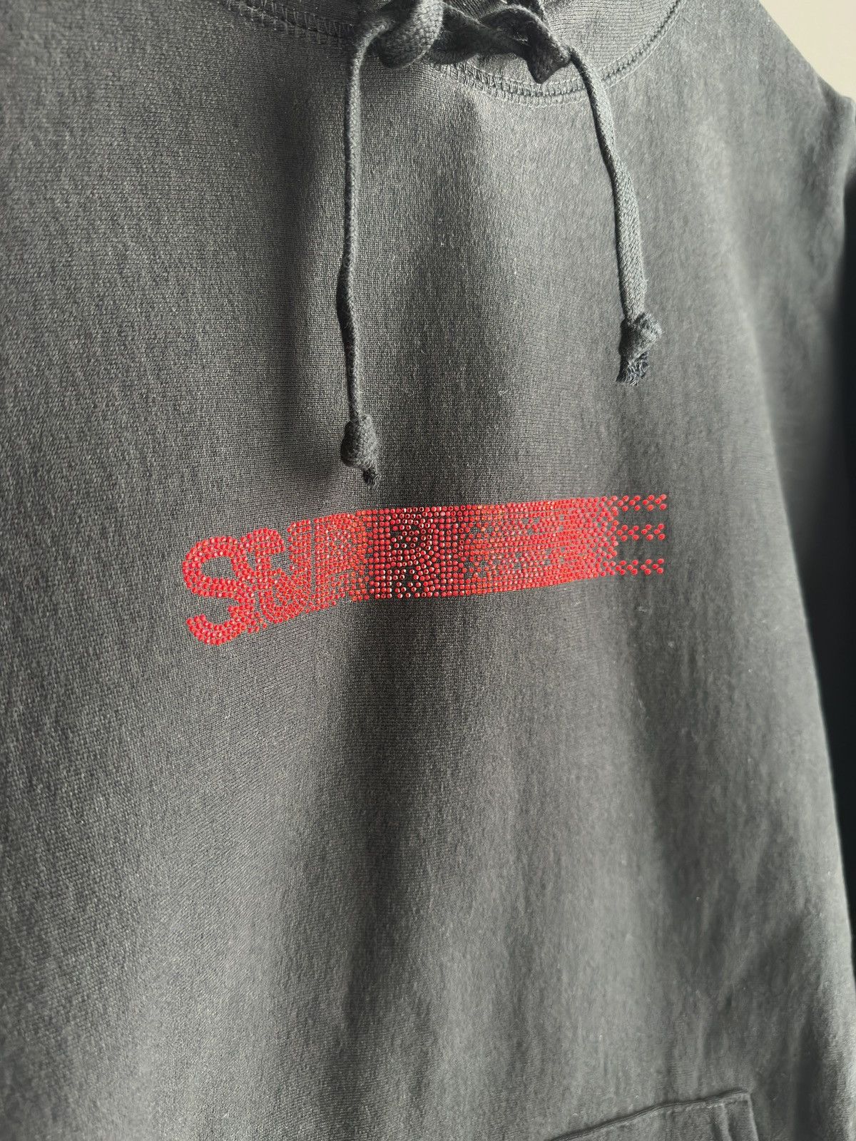 Supreme × Swarovski Supreme x Swarovski Motion Logo Hoodie Black Size US XL / EU 56 / 4 - 3 Thumbnail