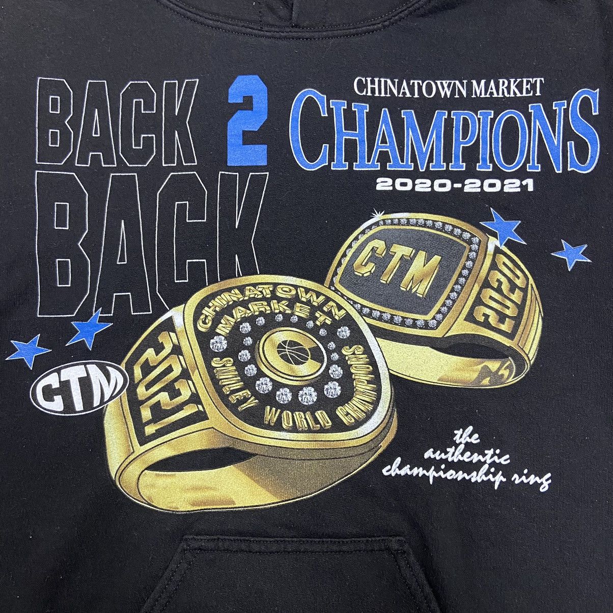 Market Chinatown Market Back 2 Back Champions Hoodie Size US M / EU 48-50 / 2 - 3 Thumbnail