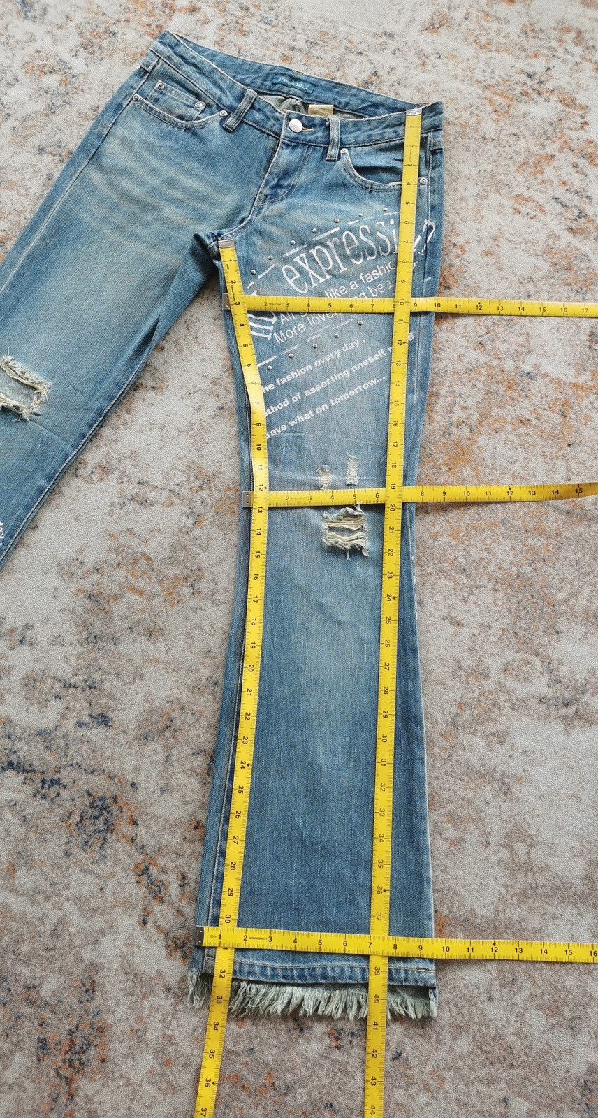 Japanese Brand Treasure Island Flare Bootcut Jeans Size 29" - 13 Thumbnail
