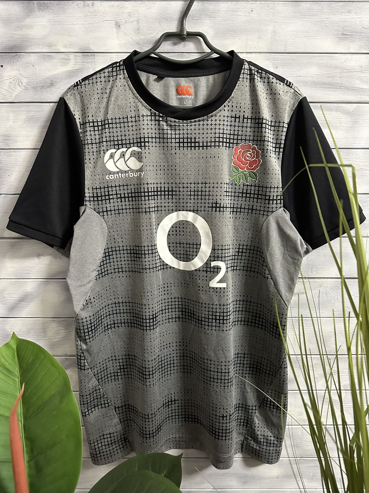 Canterbury of New Zealand Rare Vintage Soccer Jersey Canterbury England Football Size US L / EU 52-54 / 3 - 1 Thumbnail