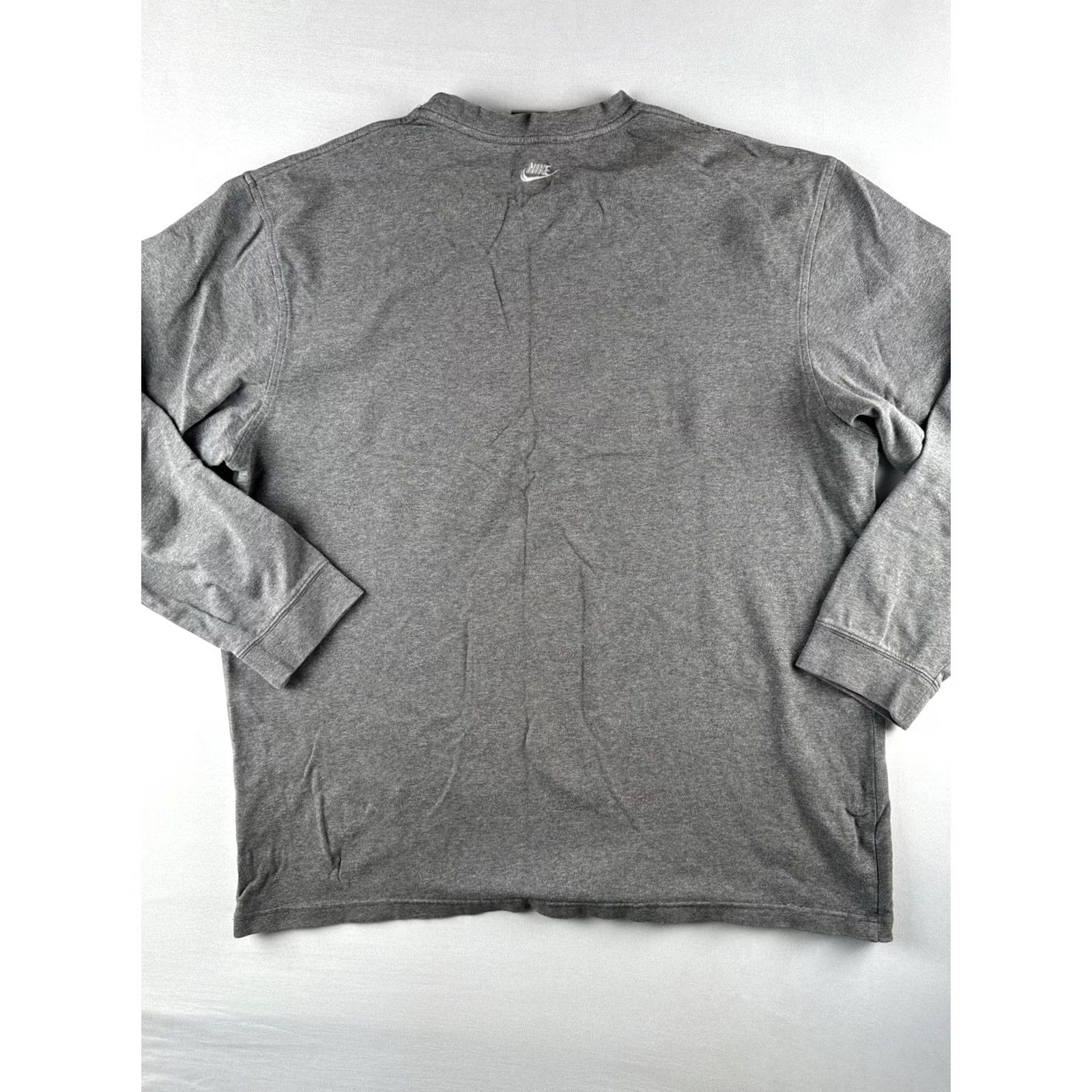 Nike Vintage Nike Swoosh Stripe Long Sleeve Shirt Gray XL Men's T-Shirt Crew Neck Size US XL / EU 56 / 4 - 7 Thumbnail