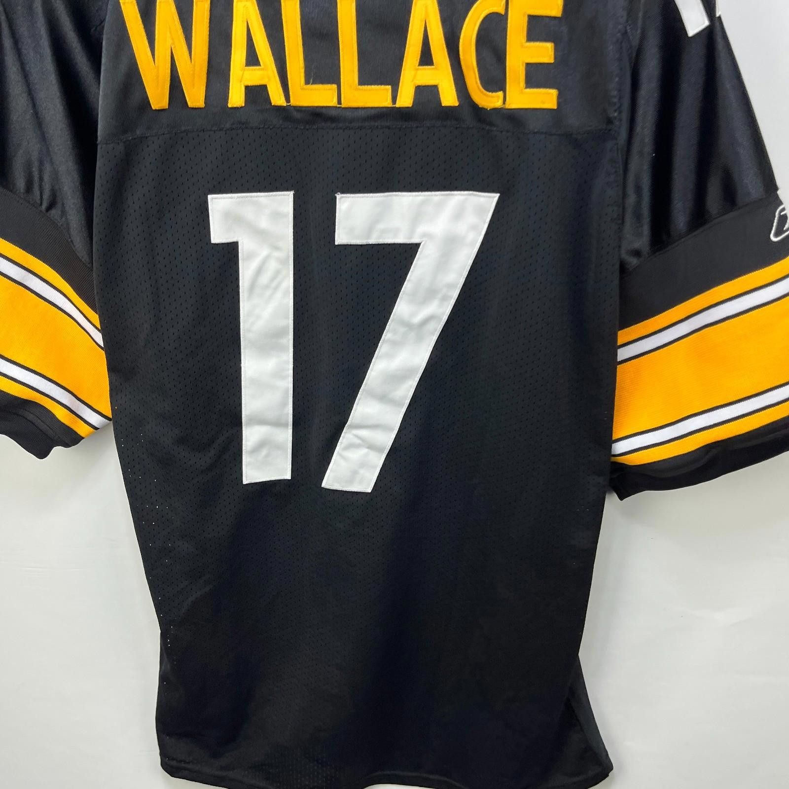 Reebok Vintage Pittsburgh Steelers Mike Wallace Jersey Size 48 XL Size ONE SIZE - 7 Thumbnail