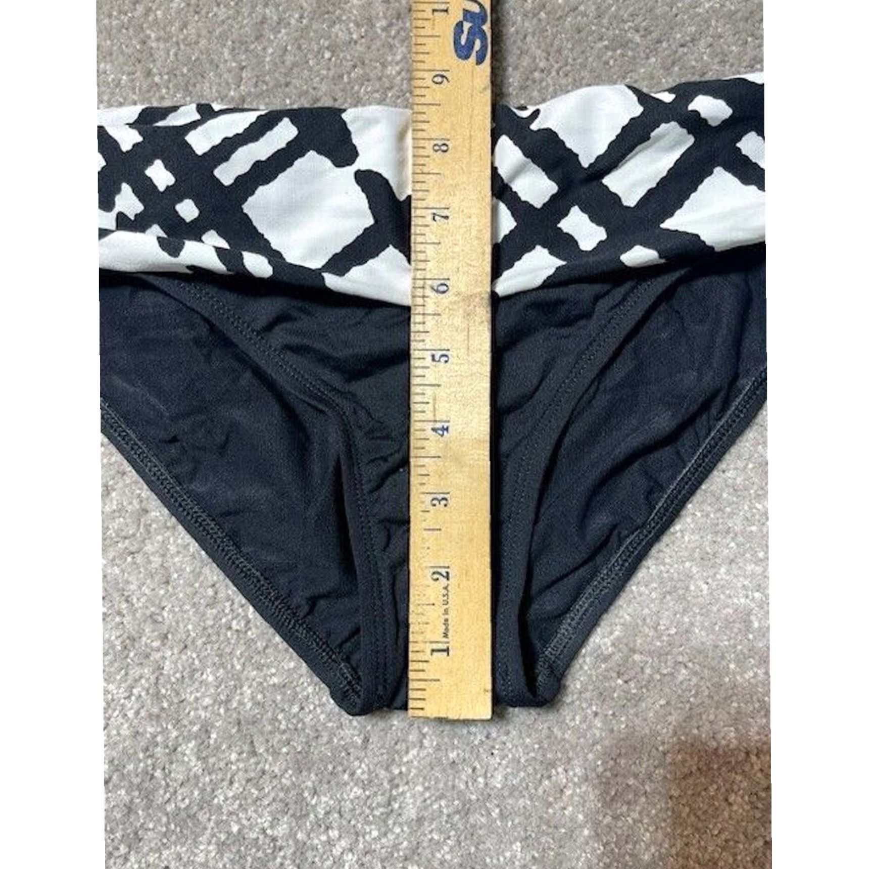 Vintage **Black La Blanca Bikini Bottom Size 4 Classic** User: Black La Blanca Bikini Bottom Size 4 Classic Size 27" / US 4 / IT 40 - 4 Thumbnail