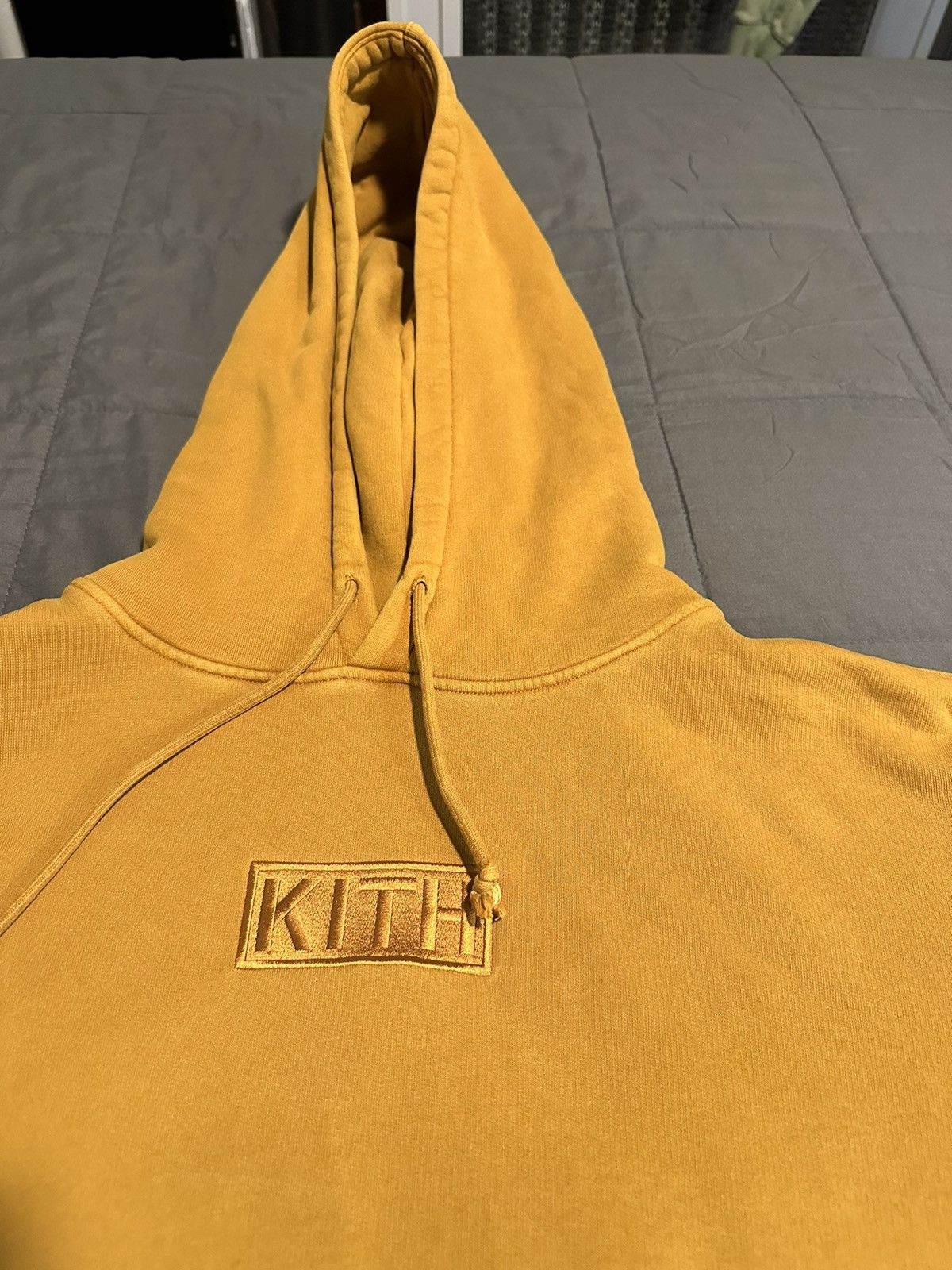 Image of Kith Williams Hoodie - Gold - , Men's (Size 2XL)