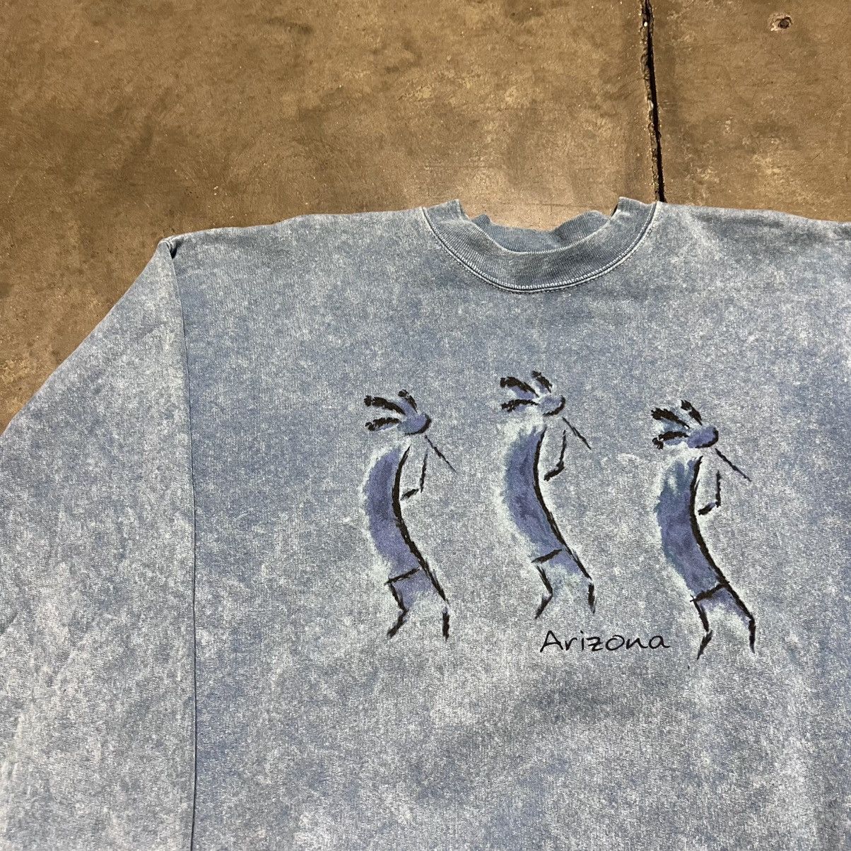 Vintage Vintage Arizona Crewneck Sweatshirt Tourist Kokopelli 90s Size US L / EU 52-54 / 3 - 3 Thumbnail