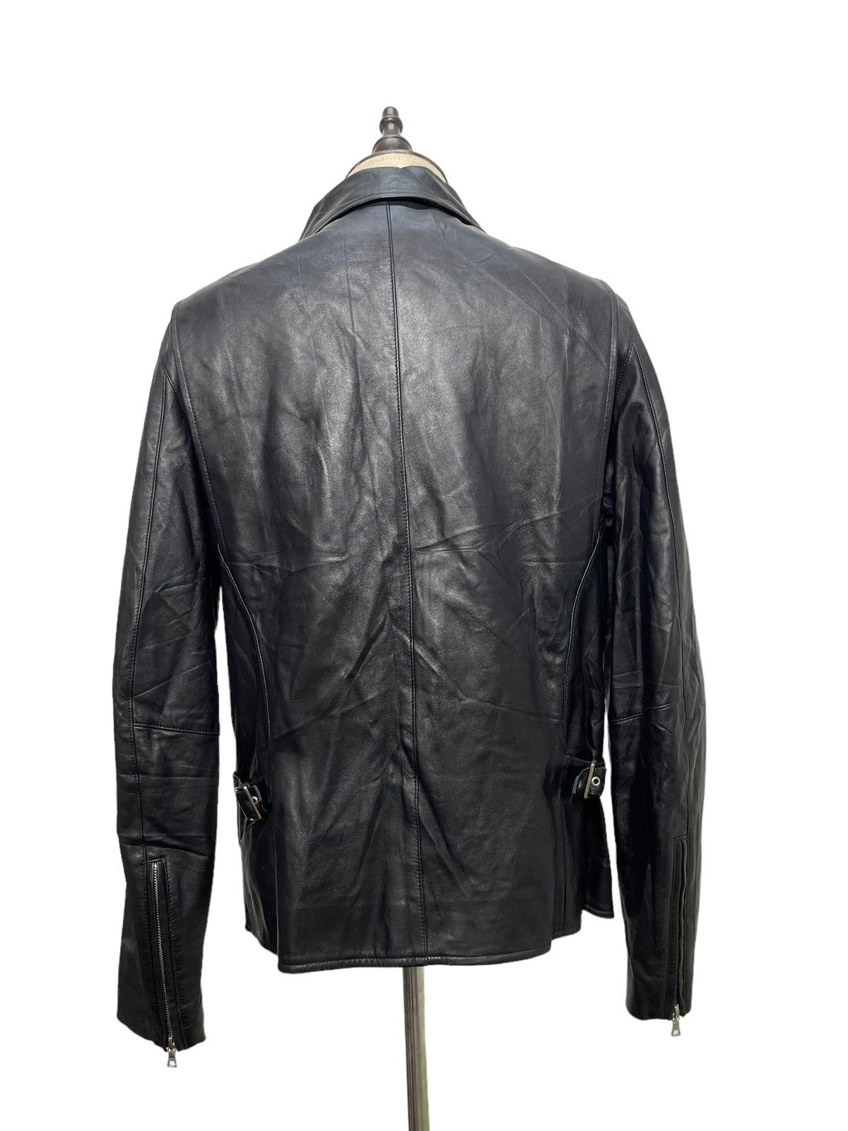 Bape Bape Sheep Skin Leather Jacket Nigo Bathing Ape Y2K 2🟦 Size US L / EU 52-54 / 3 - 3 Thumbnail