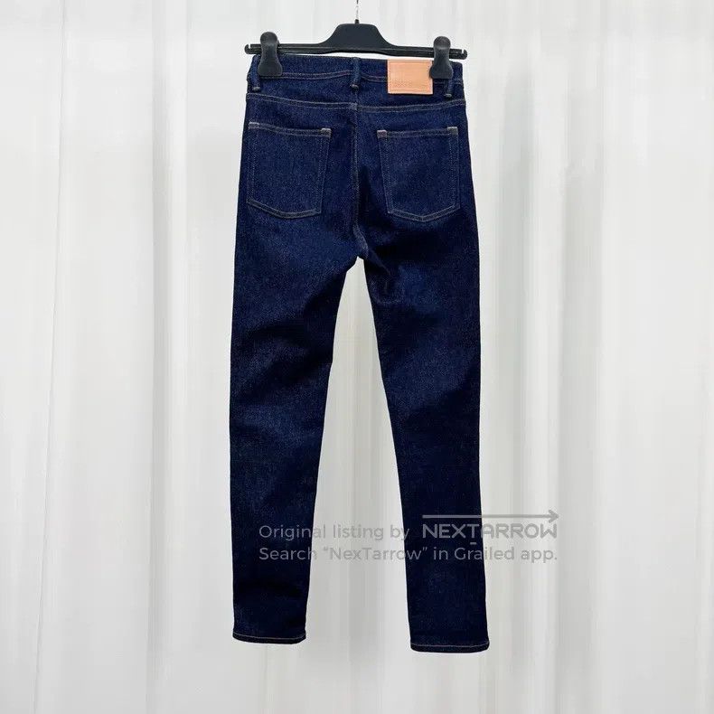 Acne Studios Acne Studios Dark Blue Washed Denim Pants Size US 27 - 2 Thumbnail