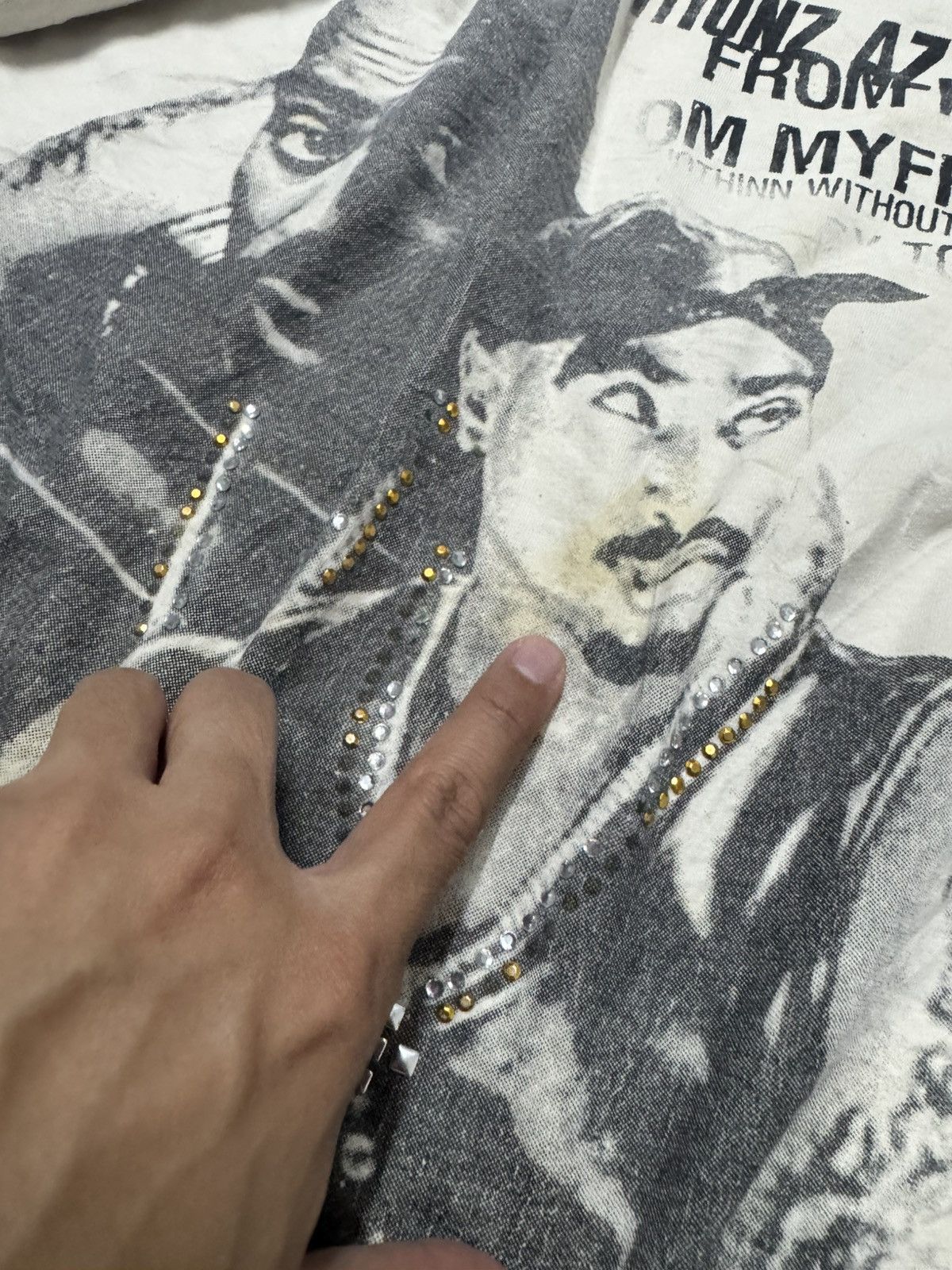 Band Tees VINTAGE TUPAC SHAKUR MEMORY QUOTES SHIRT 4XL Size US XXL / EU 58 / 5 - 5 Thumbnail