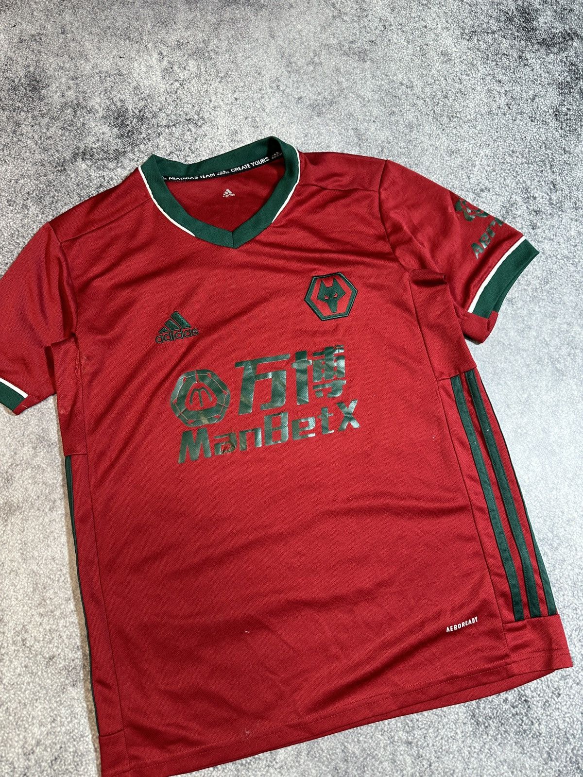 Adidas Adidas Wolverhampton Wolves Soccer Jersey Rare S VTg Size US S / EU 44-46 / 1 - 2 Thumbnail