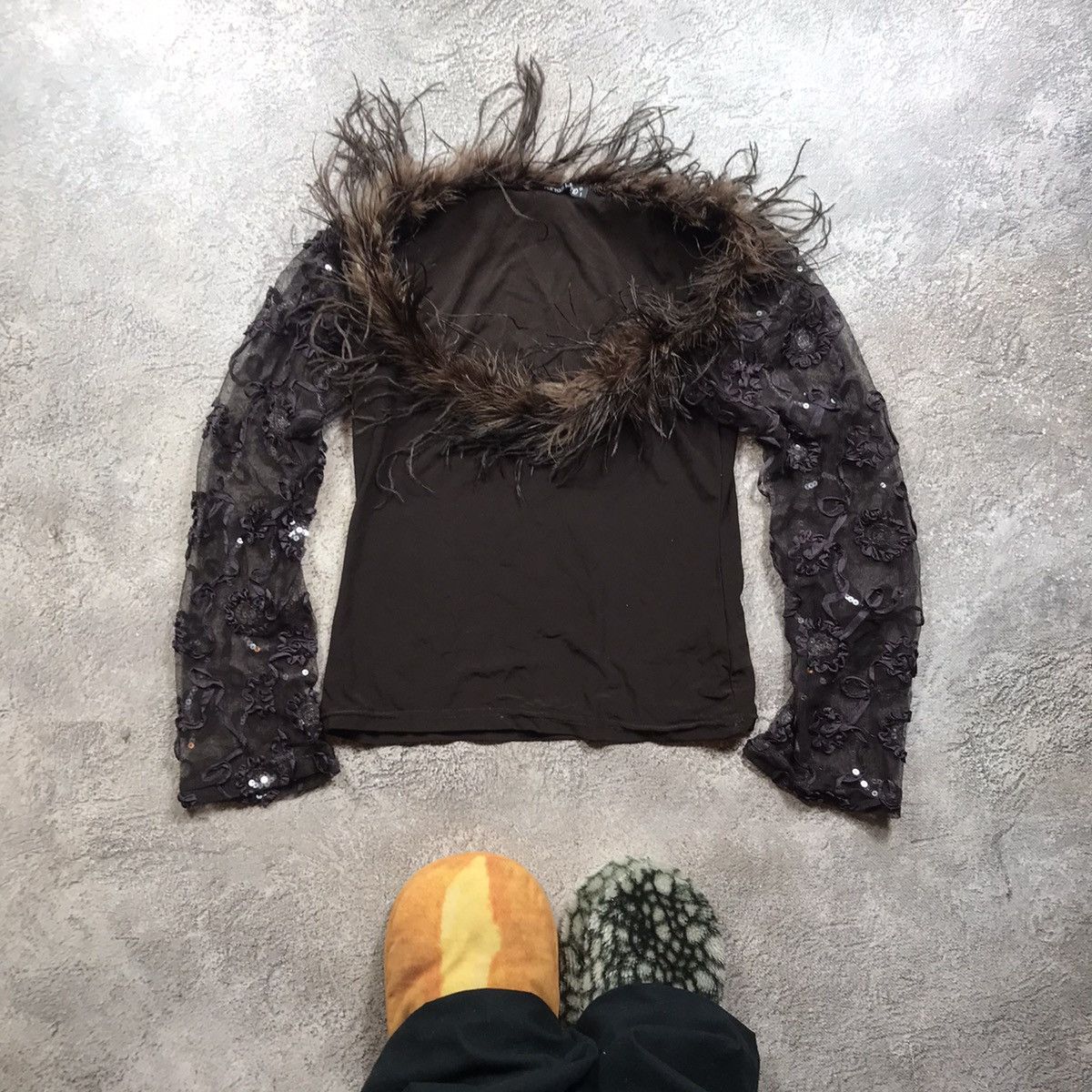 Vintage Vintage Y2K Oversized Mesh Longsleeve Grunge Skate Faded M Size M / US 6-8 / IT 42-44 - 1 Thumbnail