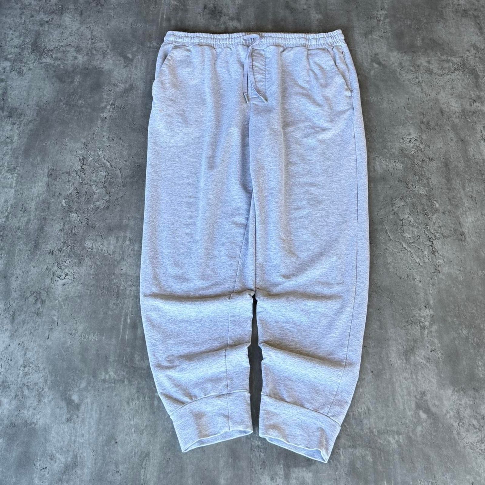 George × Vintage Vintage Y2K Heather Grey Baggy Essential Sweatpants Size US 40 / EU 56 - 1 Thumbnail
