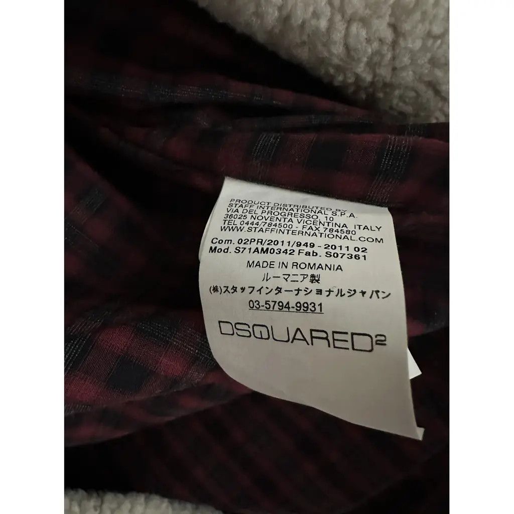 Dsquared2 Dsquared 2 shearling leather biker jacket Size US M / EU 48-50 / 2 - 13 Thumbnail