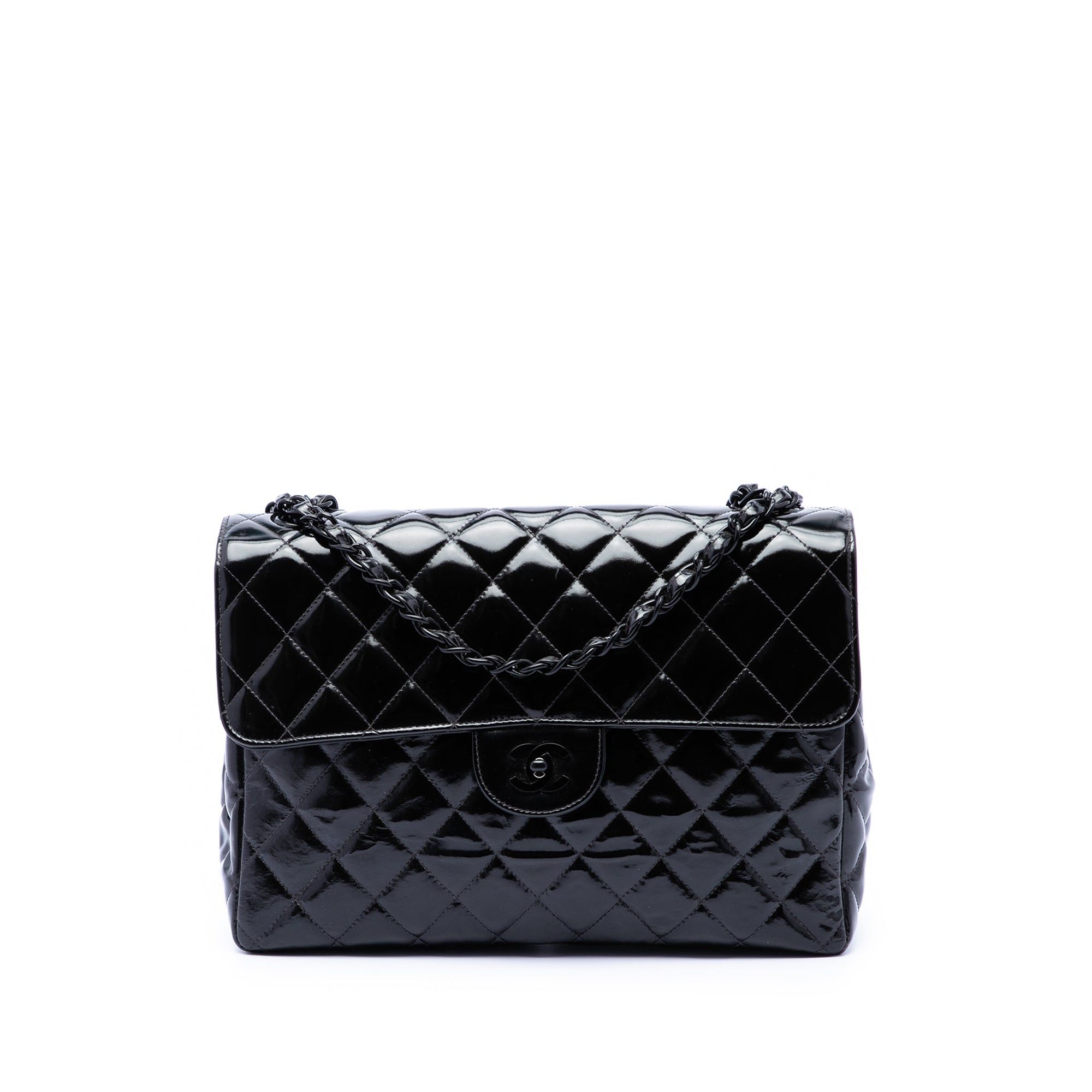 Chanel Jumbo Classic Patent Single Flap Size ONE SIZE - 1 Thumbnail
