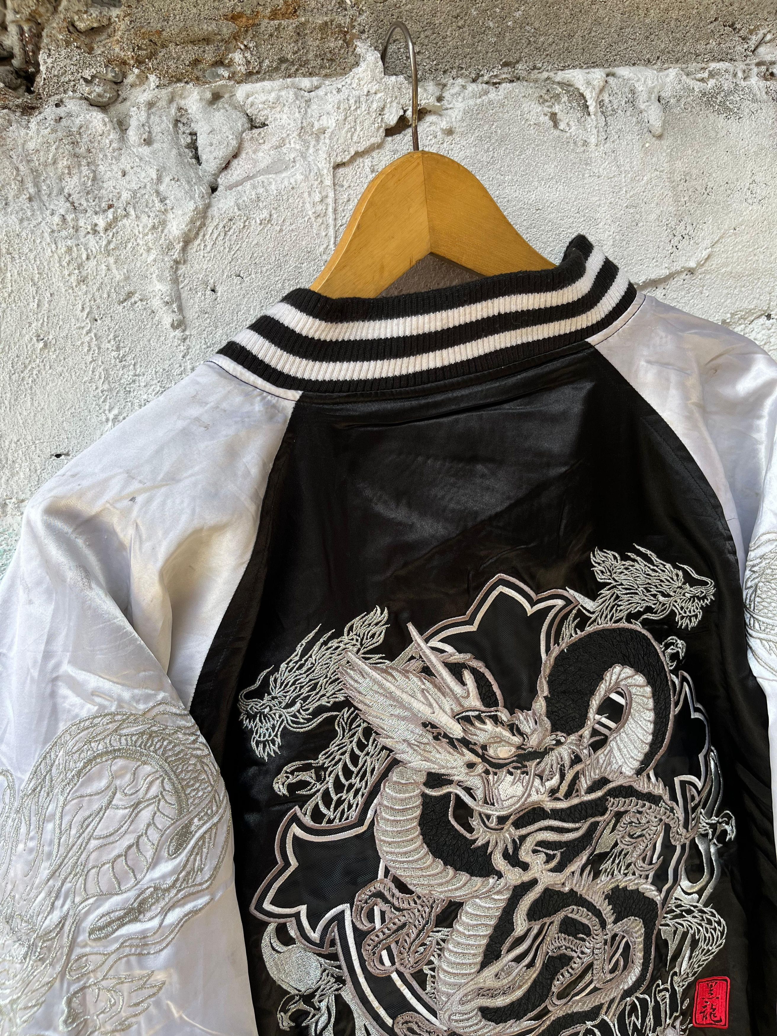 Dogtown Vtg Dogtown Black Dragon Sukajan Jacket Size US XL / EU 56 / 4 - 7 Thumbnail