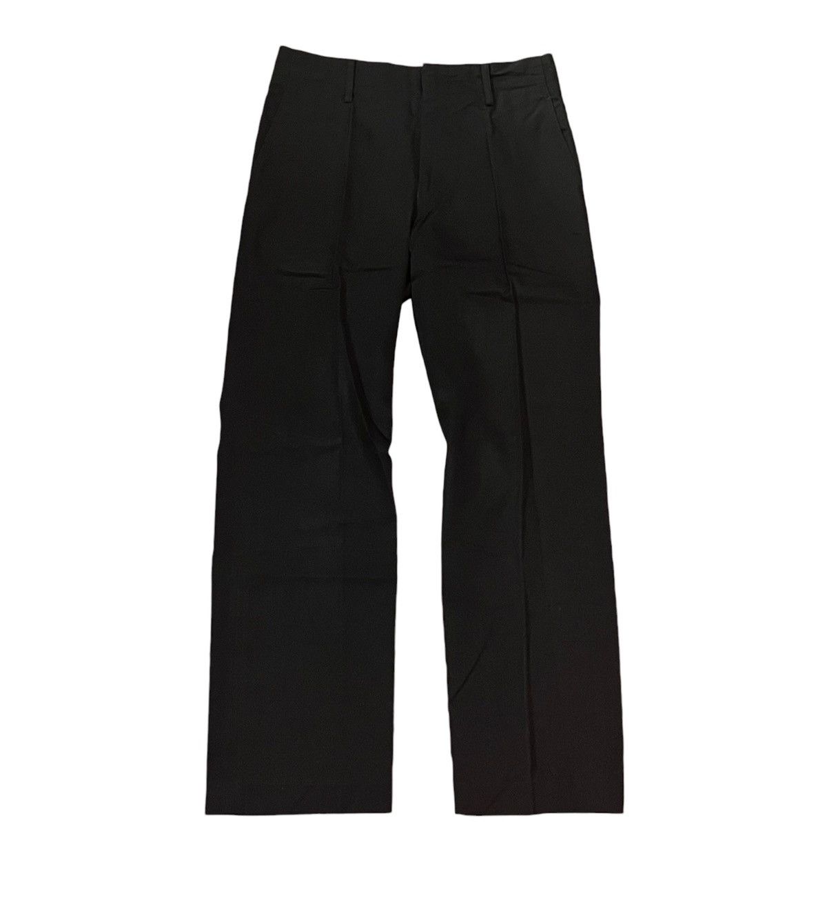 Comme des Garcons Tricot cdg AD2000 wool blend pleated flowy straight trousers Size US 29 - 1 Thumbnail
