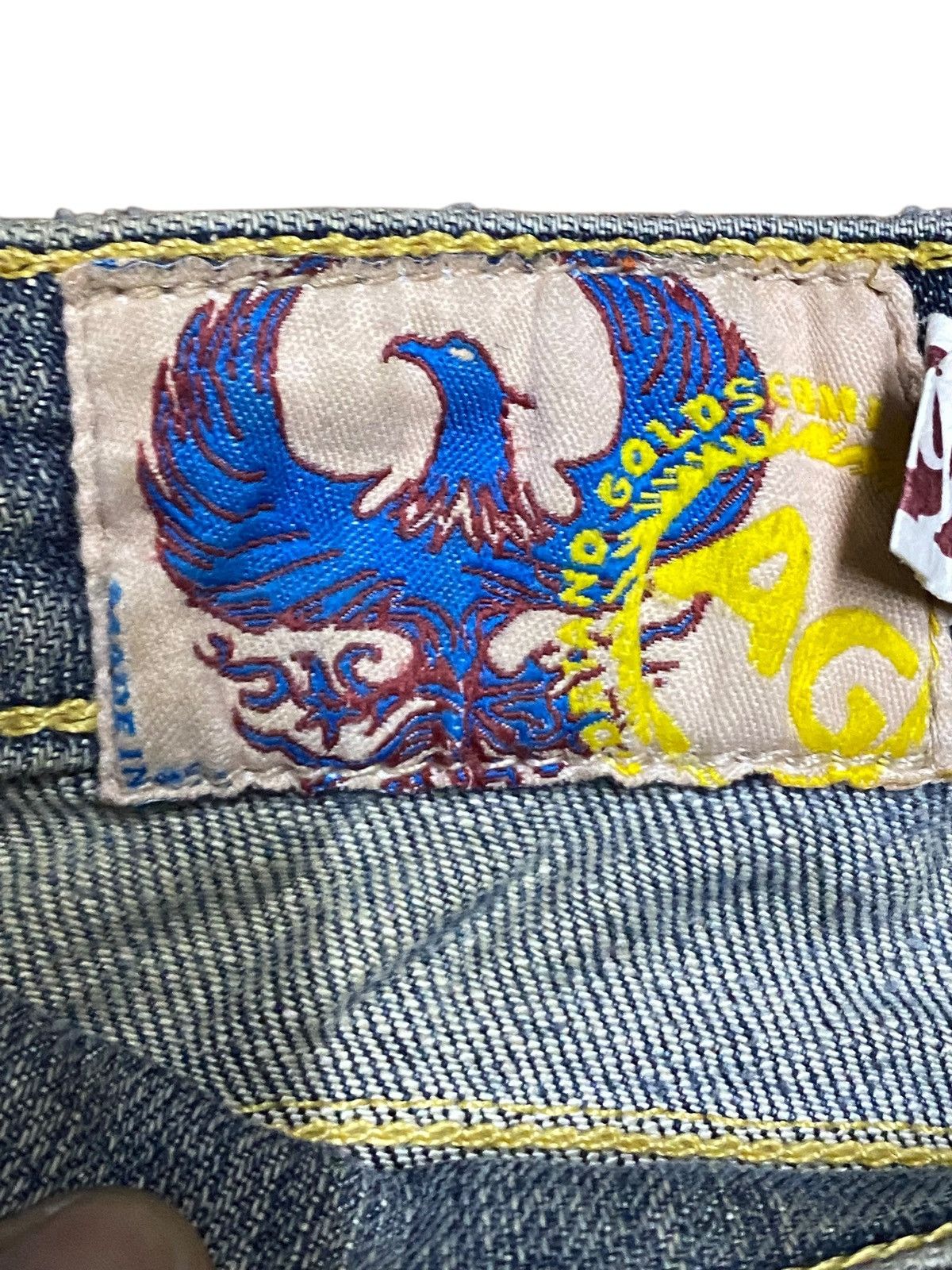 If Six Was Nine Rare Vintage Adriano Goldschmied Distressed Flare Jeans Size US 32 / EU 48 - 19 Thumbnail
