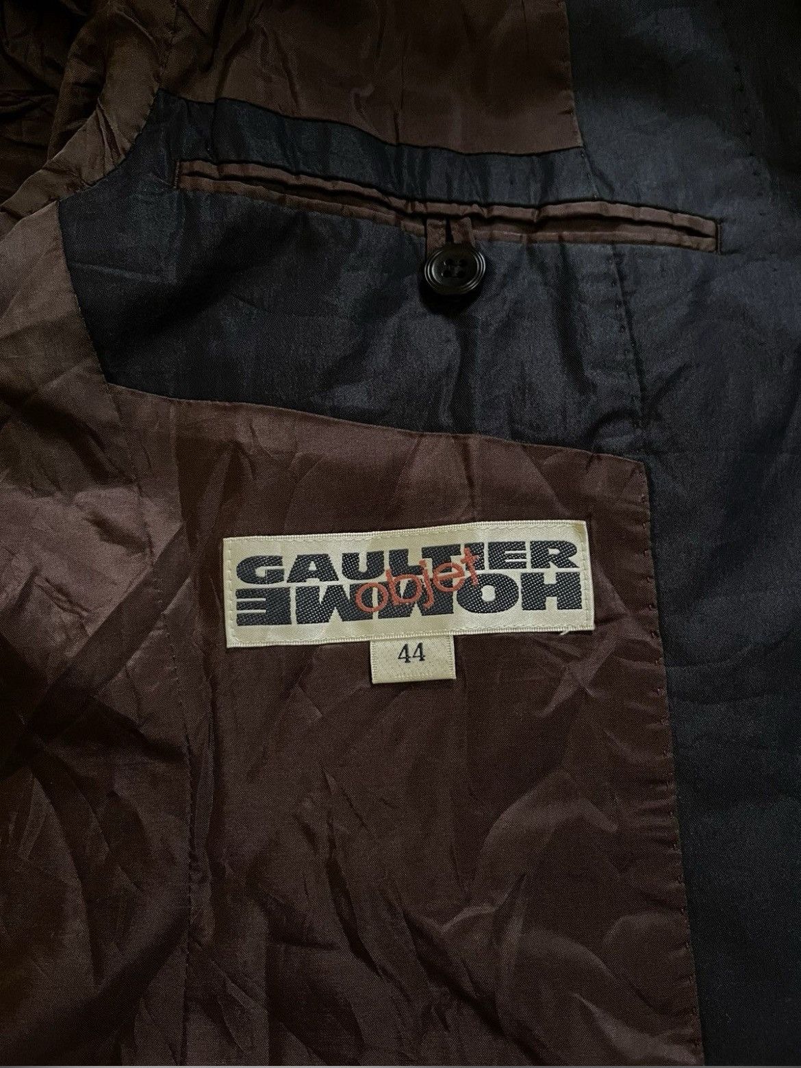 Jean Paul Gaultier Gaultier Homme Objet Blazer Size 44R - 5 Thumbnail