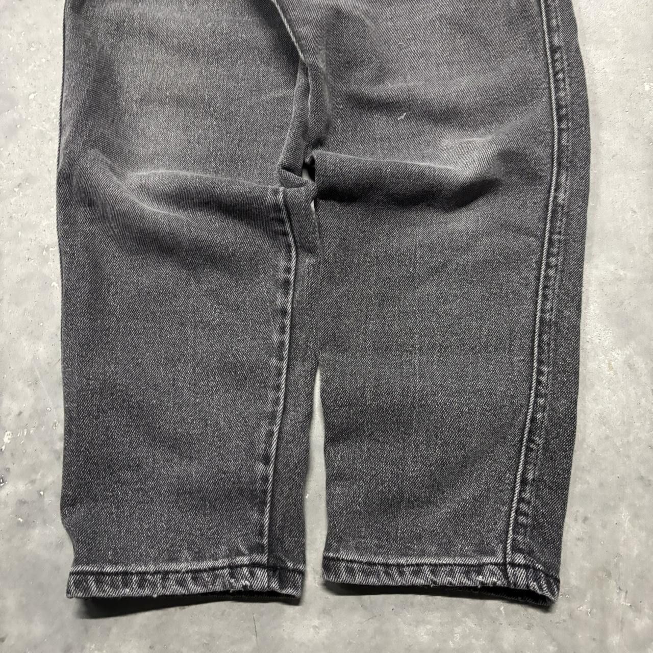 Japanese Brand × Vintage Crazy Vintage Y2K/2000s Faded Black Grunge Denim Jeans! Size US 30 / EU 46 - 6 Thumbnail