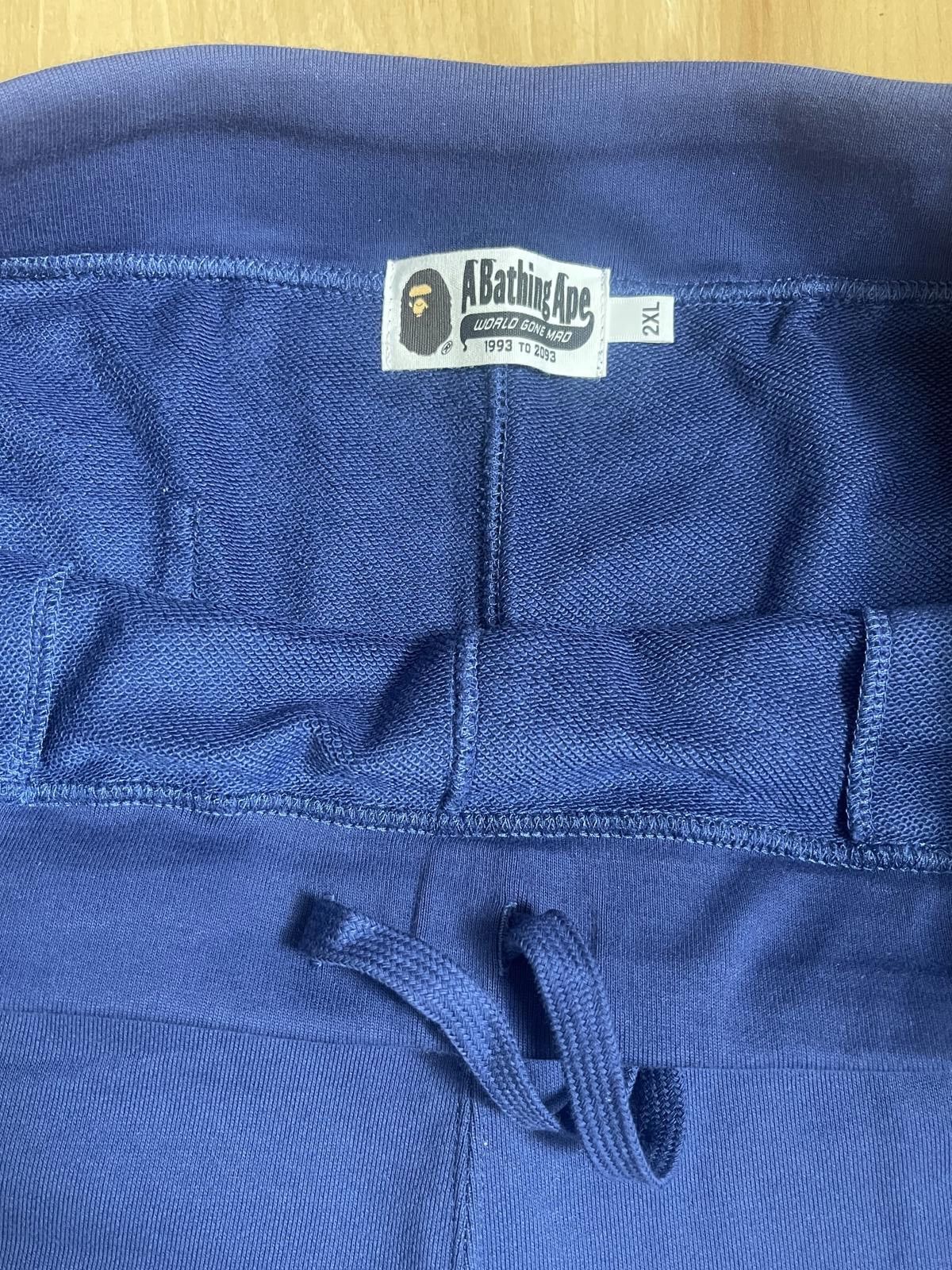 Bape NWOT BAPE Athletic Sweat Shorts US Men's XXL Pull On Blue Size US 40 / EU 56 - 4 Thumbnail