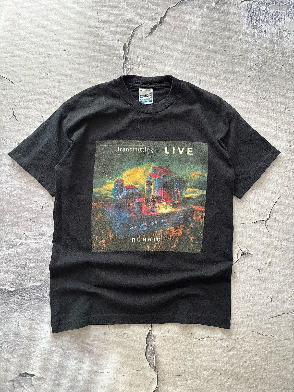 Band Tees × Fruit Of The Loom Runrig Tour 1994 transmitting live single stitch 90s Size US L / EU 52-54 / 3 - 1 Thumbnail