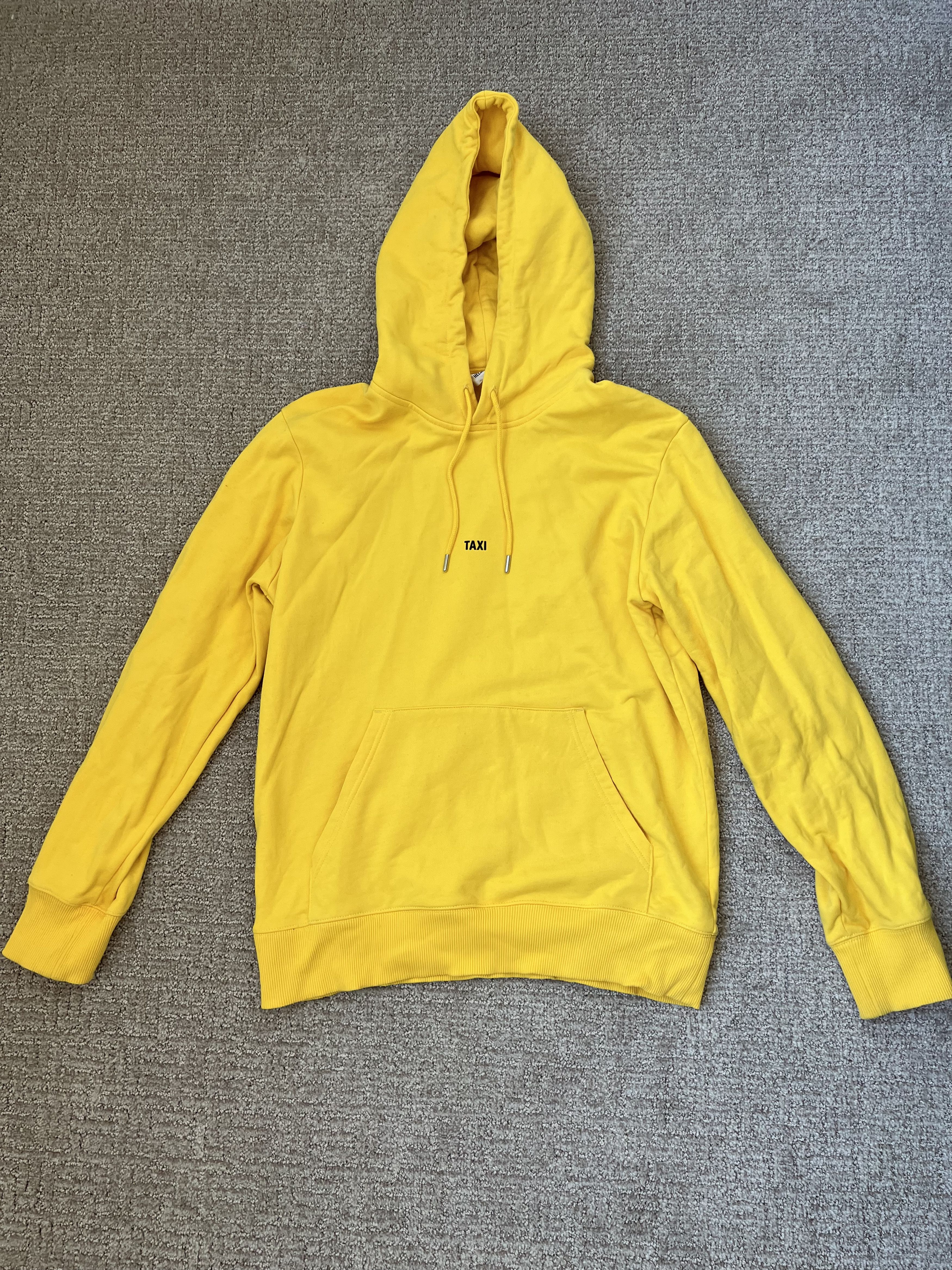 Helmut Lang Taxi Hoodie AW18/19 Yellow Size M
