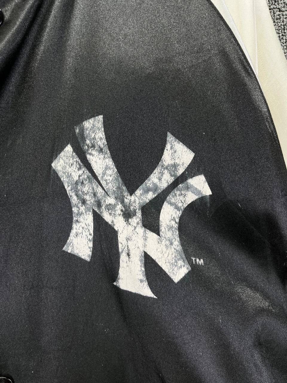 Majestic Vintage Majestic MLB New York Trashed Varsity Jacket Size US L / EU 52-54 / 3 - 11 Thumbnail