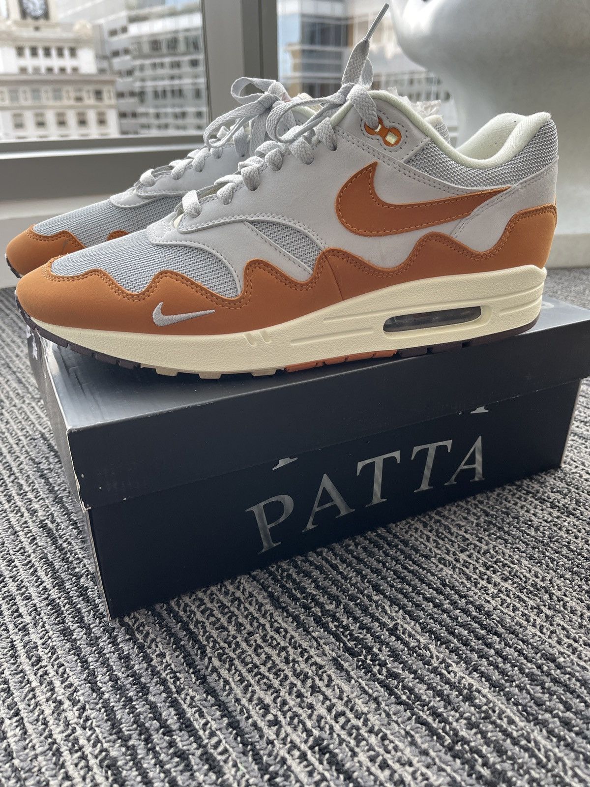 Pre-owned Nike X Patta Nike Patta Air Max Shoes In White