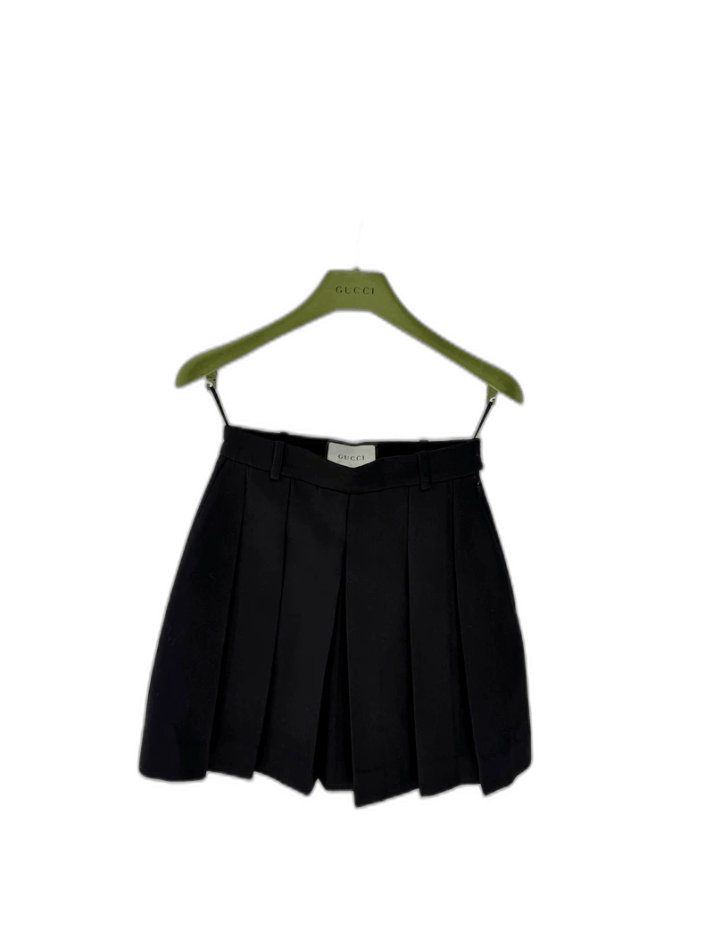 Gucci Gucci Pleated Logo Skirt Size 38-2506 Size 37" - 1 Thumbnail
