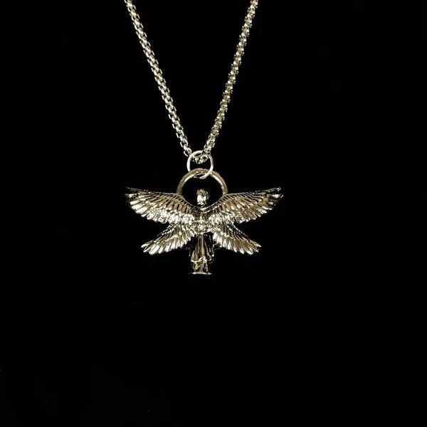 Jewelry Angel Necklace Punk Chain Size ONE SIZE - 4 Thumbnail