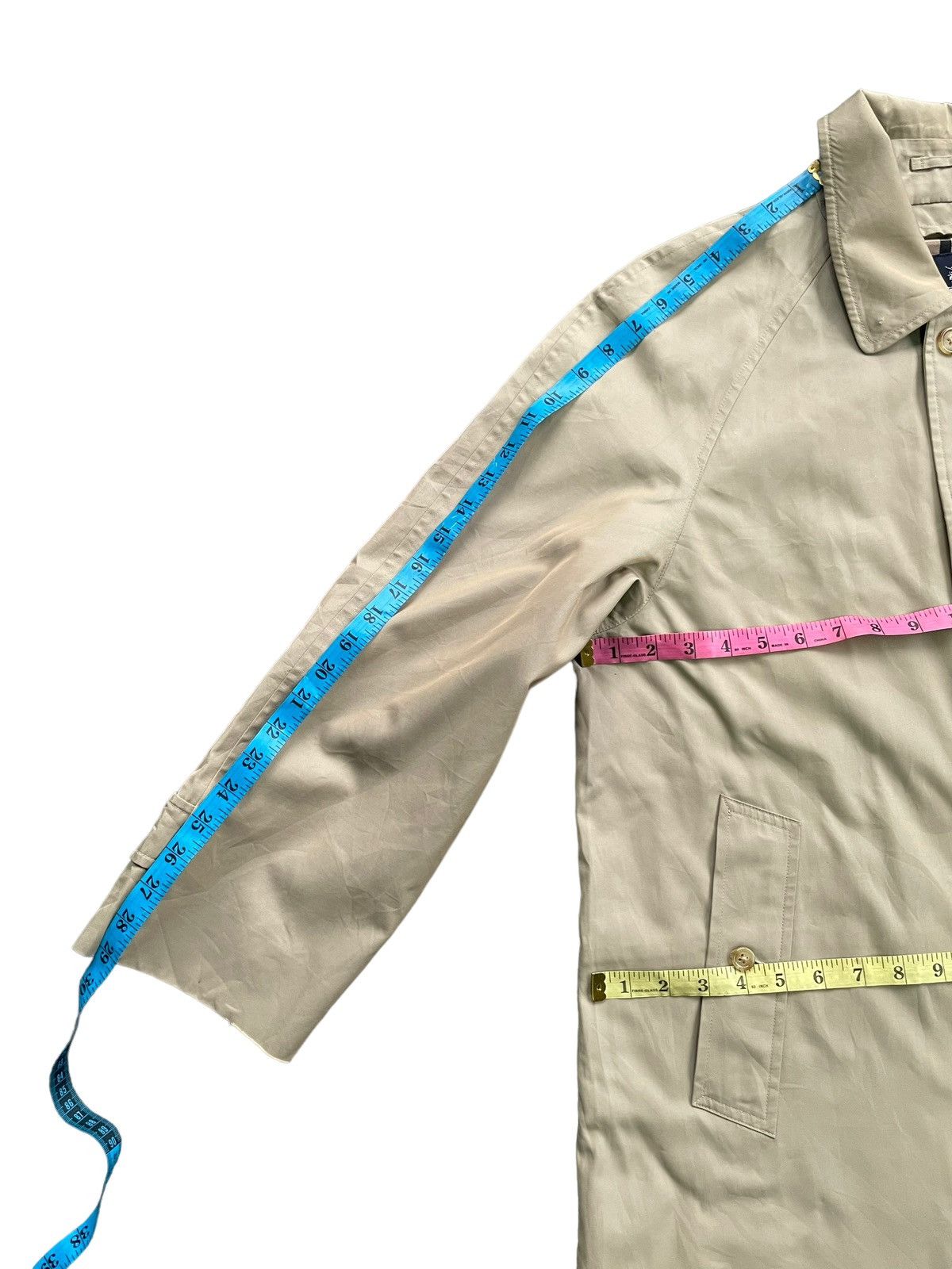 Burberry × Designer × Vintage Vintage Burberry London Trench Jacket Size XL / US 12-14 / IT 48-50 - 14 Thumbnail