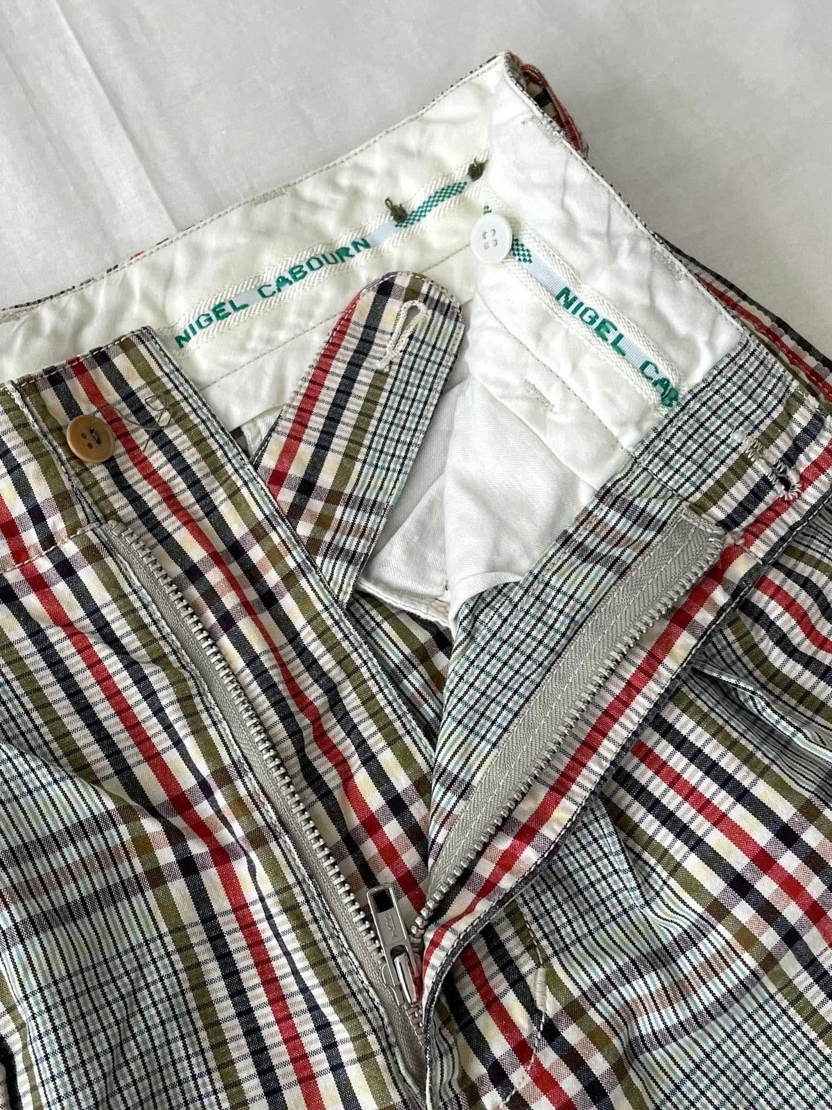 Nigel Cabourn Nigel Cabourn Wide Hi Waist Plaid Pants Size US 29 - 4 Thumbnail