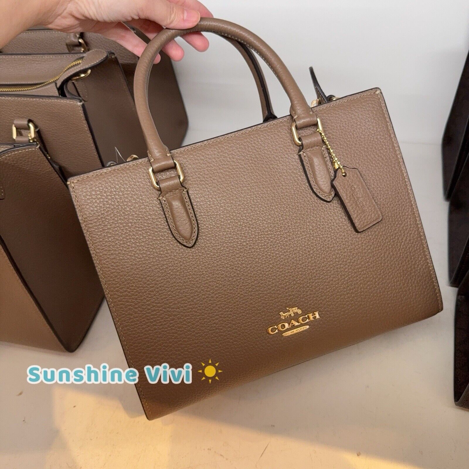 Coach NWT Coach Maggie Small Tote Bag Blocked CY668 Size ONE SIZE - 1 Thumbnail