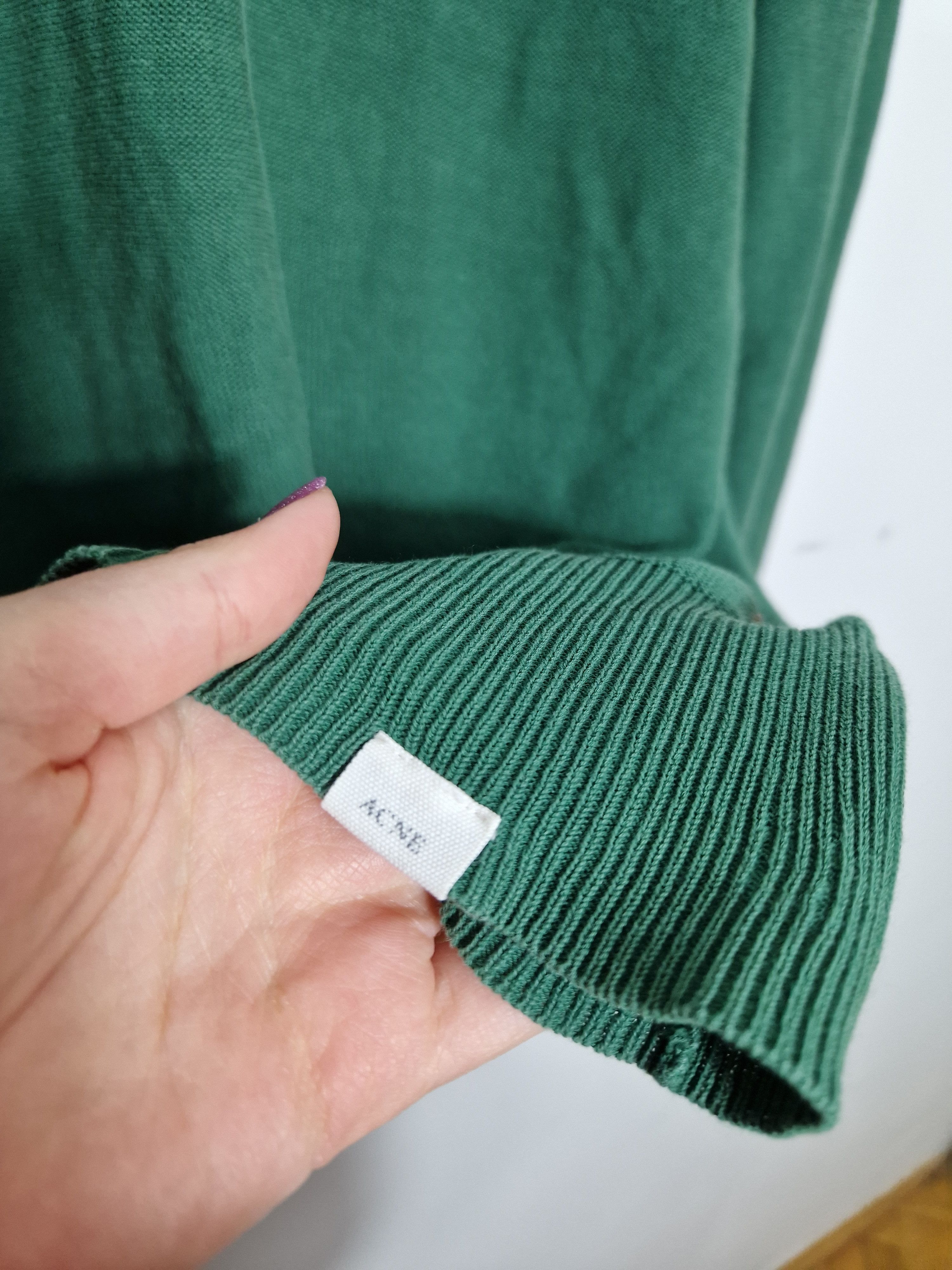 Acne Studios Acne Studios green cotton sweater Size US M / EU 48-50 / 2 - 6 Thumbnail