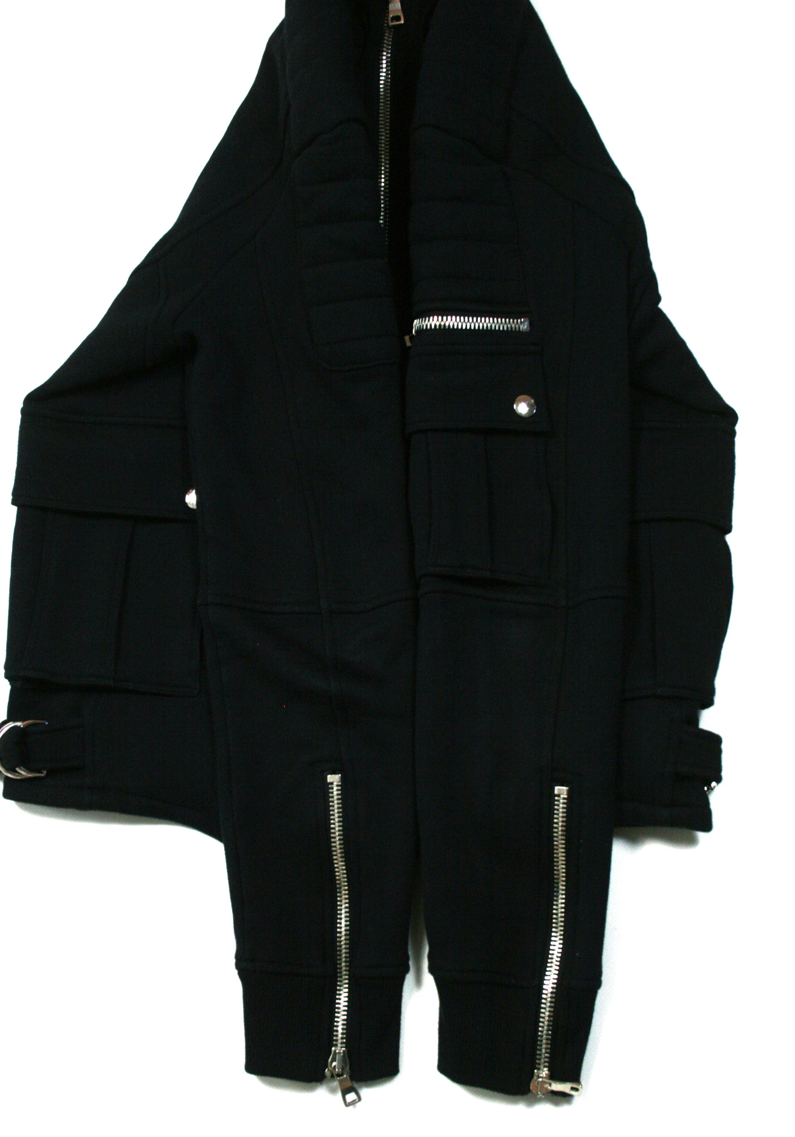 Balmain Biker Zippers Hoodie Jacket Size US M / EU 48-50 / 2 - 6 Thumbnail
