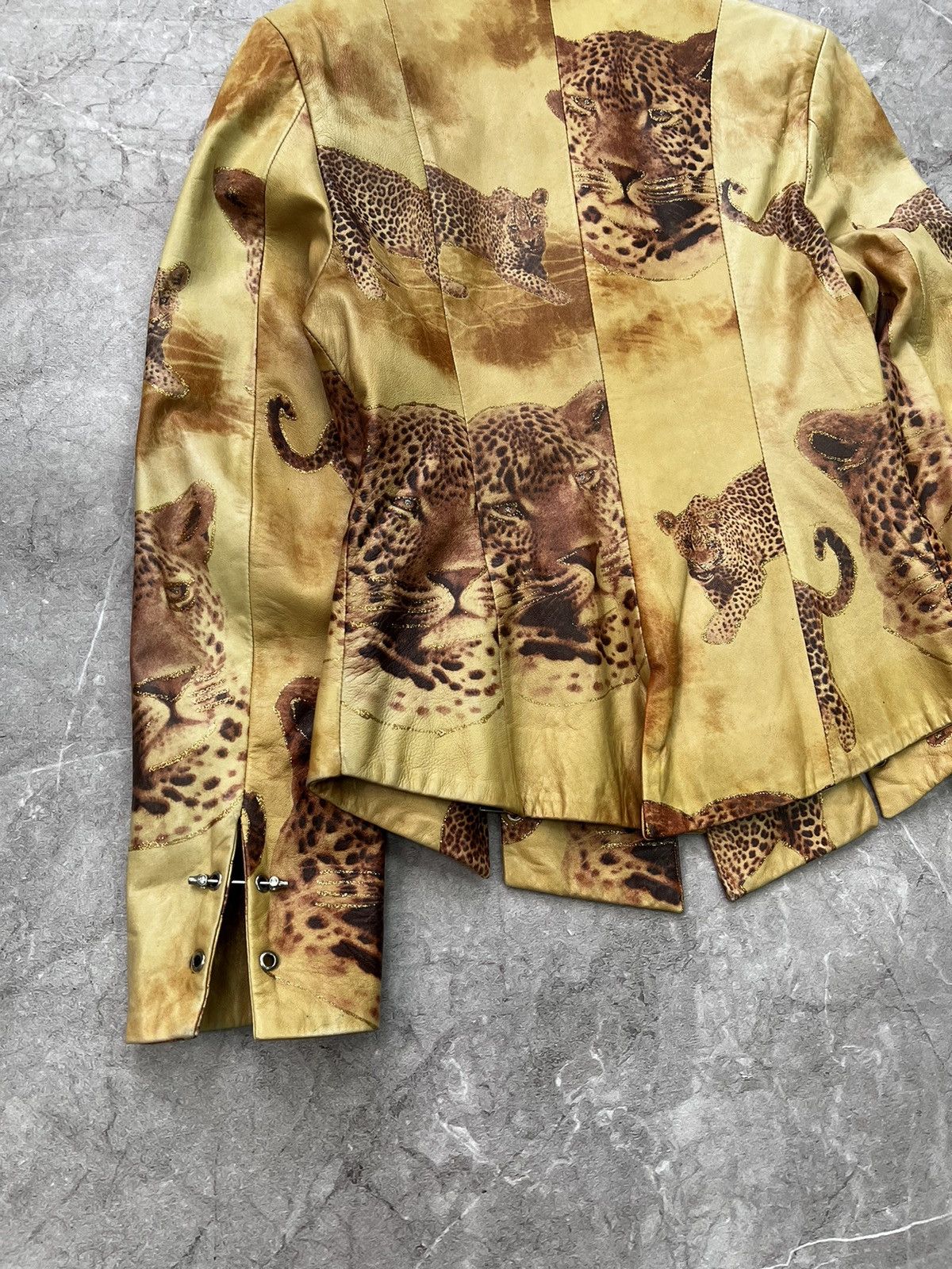 If Six Was Nine × Japanese Brand SALE✅✅MAISON MARGIELA STYLE LEATHER WOMAN LEATHER JACKET Size M / US 6-8 / IT 42-44 - 13 Thumbnail