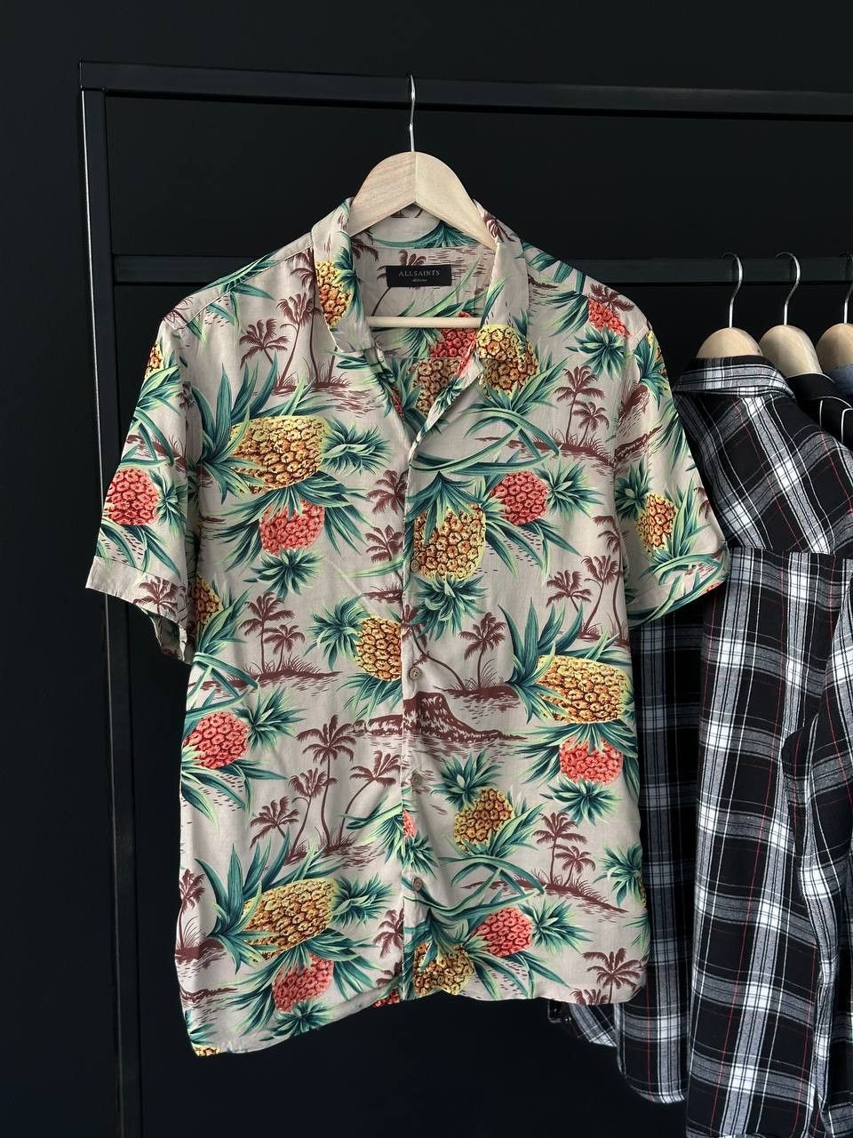Allsaints Allsaints Japanese Hawaii Print Viscose Camp Collar Shirt Size US M / EU 48-50 / 2 - 1 Thumbnail