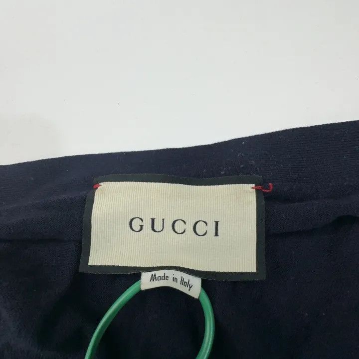 Other Gucci Gucci GG Embroidered Navy Long Sleeve Knit Sweater - Size US XL / EU 56 / 4 - 2 Thumbnail