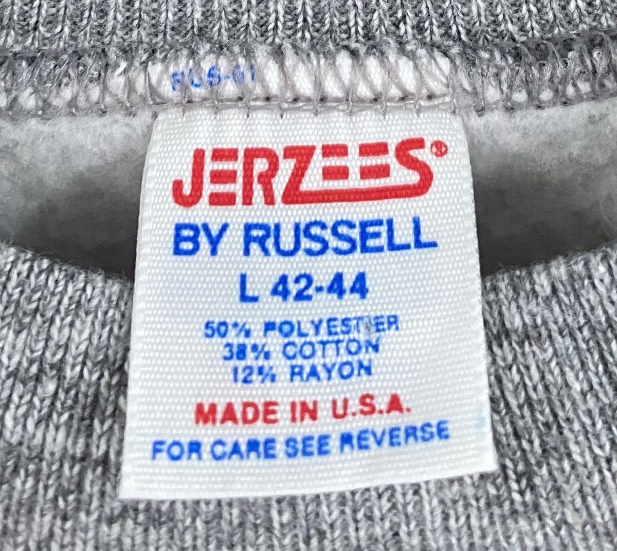 Jerzees Vintage 90’s Daddy Don Grey Raglan Tri Blend Sweatshirt Mens Size US L / EU 52-54 / 3 - 6 Thumbnail