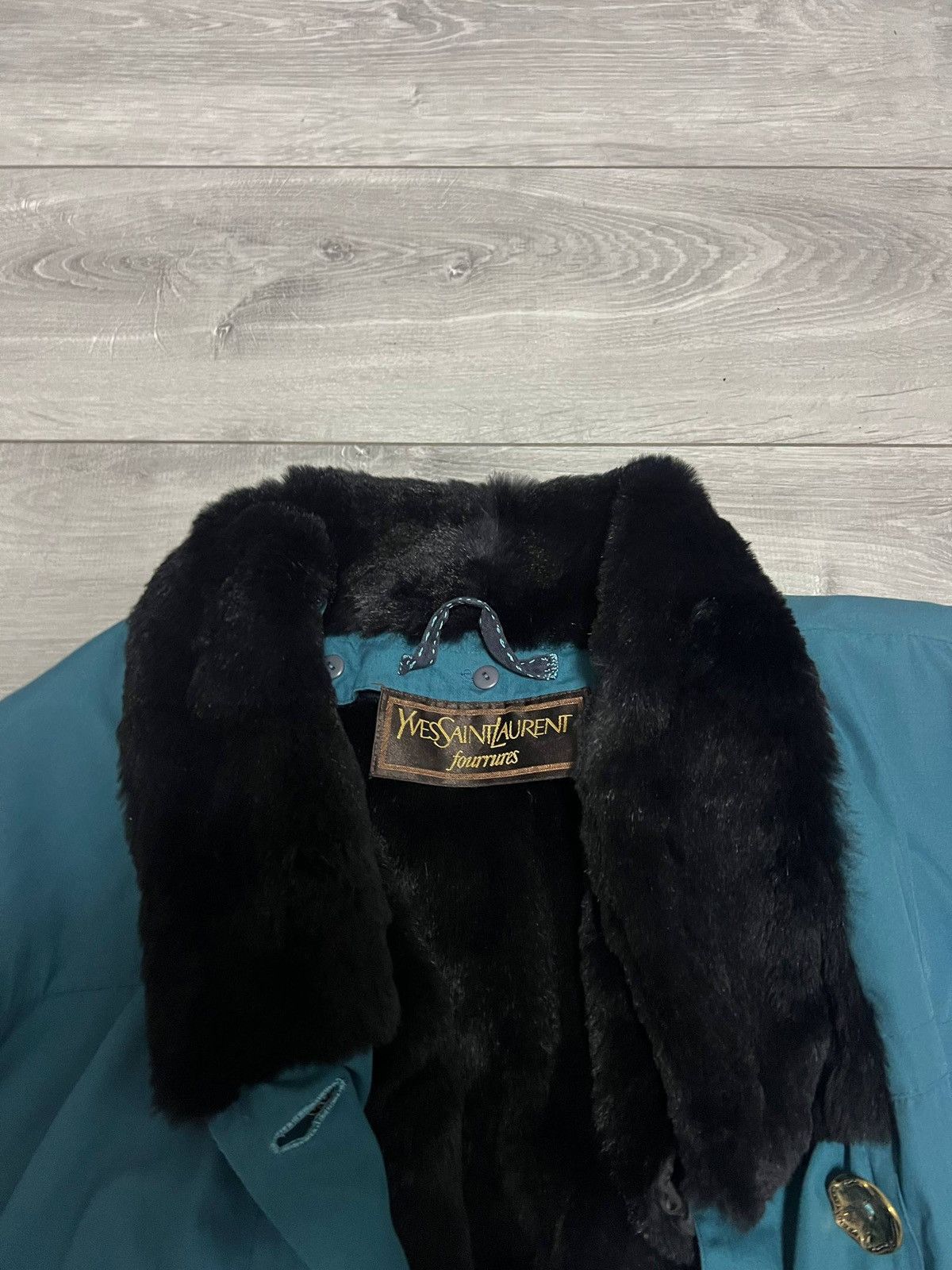 Yves Saint Laurent Yves saint Lauren vintage fur coat designer luxury couture Size XL / US 12-14 / IT 48-50 - 4 Thumbnail