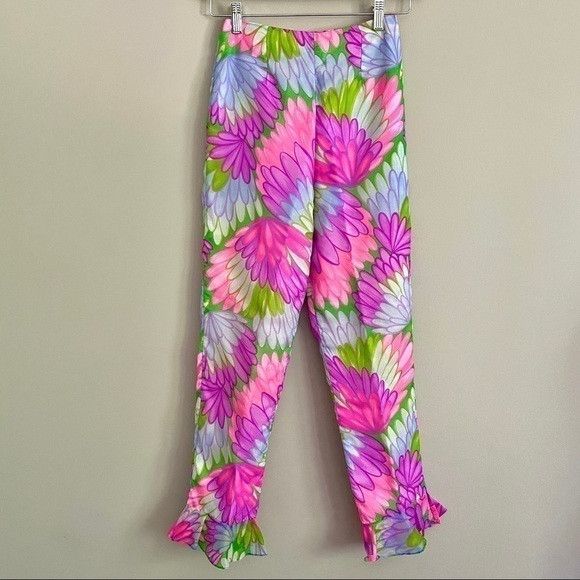 Vintage Vintage 60s Floral Hippie Short Sleeve Pant Suit - XS/24" Size XS / US 0-2 / IT 36-38 - 13 Thumbnail