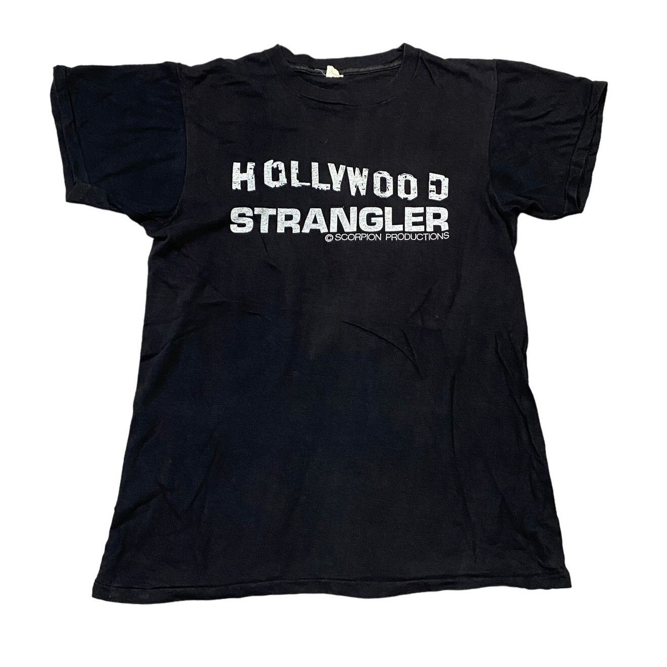 Vintage VTg 80s Hollywood Strangler Scorpion Prod Hammer Shirt Small Size US S / EU 44-46 / 1 - 1 Thumbnail