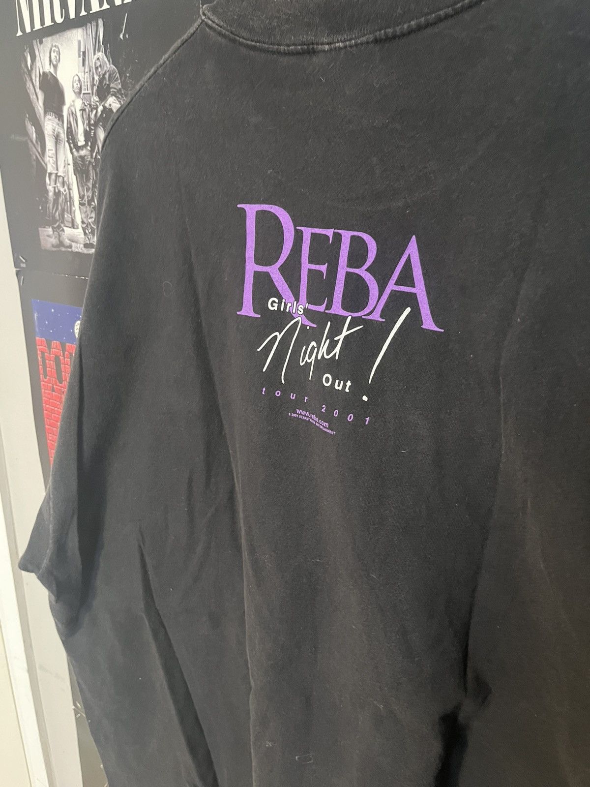 Hanes Vintage 90’ 2001 Reba Girls Night Out Tour Boxy Faded shirt Size US XXL / EU 58 / 5 - 6 Thumbnail