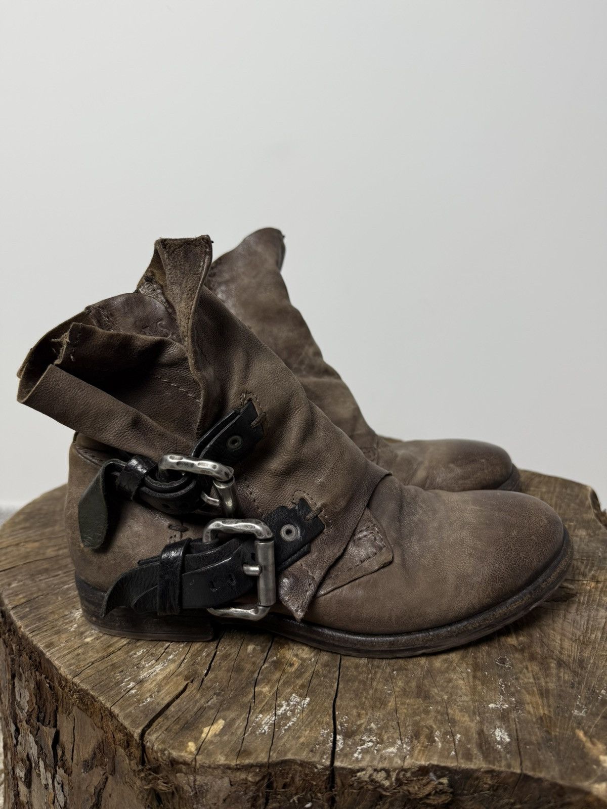 A.S.98 A.S. 98 Airstep Leather Boots Dirk Bikkembergs Style Size US 5 / EU 37 - 3 Thumbnail