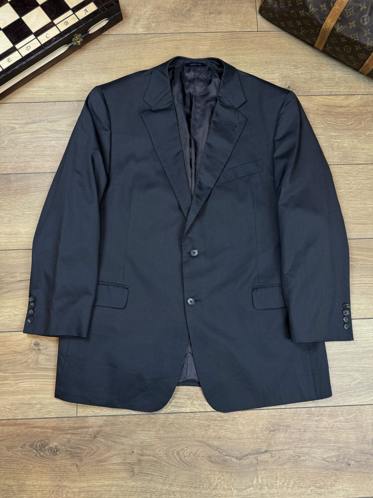 Loro Piana Vintage wool blazer Loro Piana Italy original luxury item Size 46R - 1 Thumbnail