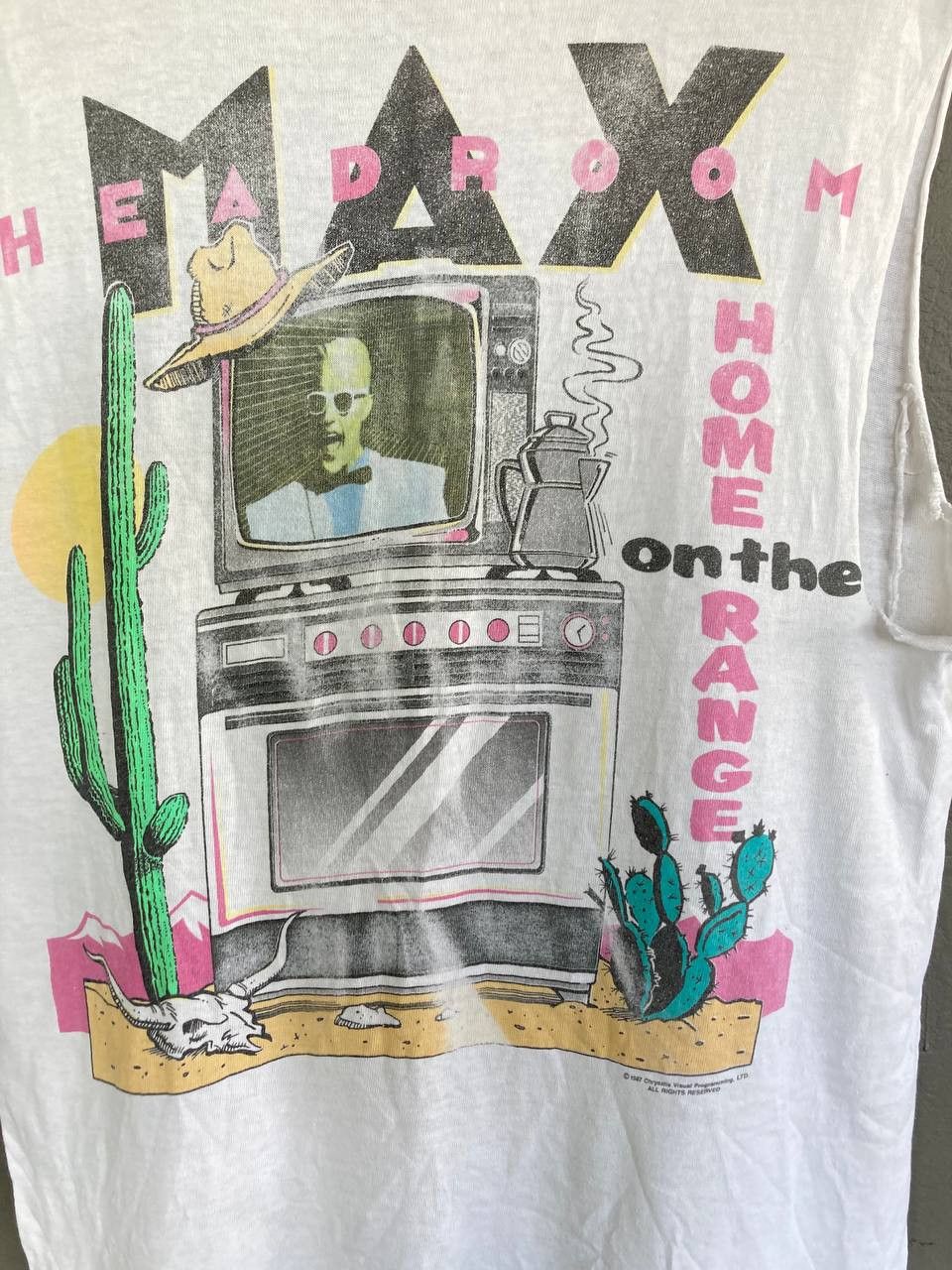 Vintage Vintage 1987 Max Headroom Tank Size US M / EU 48-50 / 2 - 10 Thumbnail
