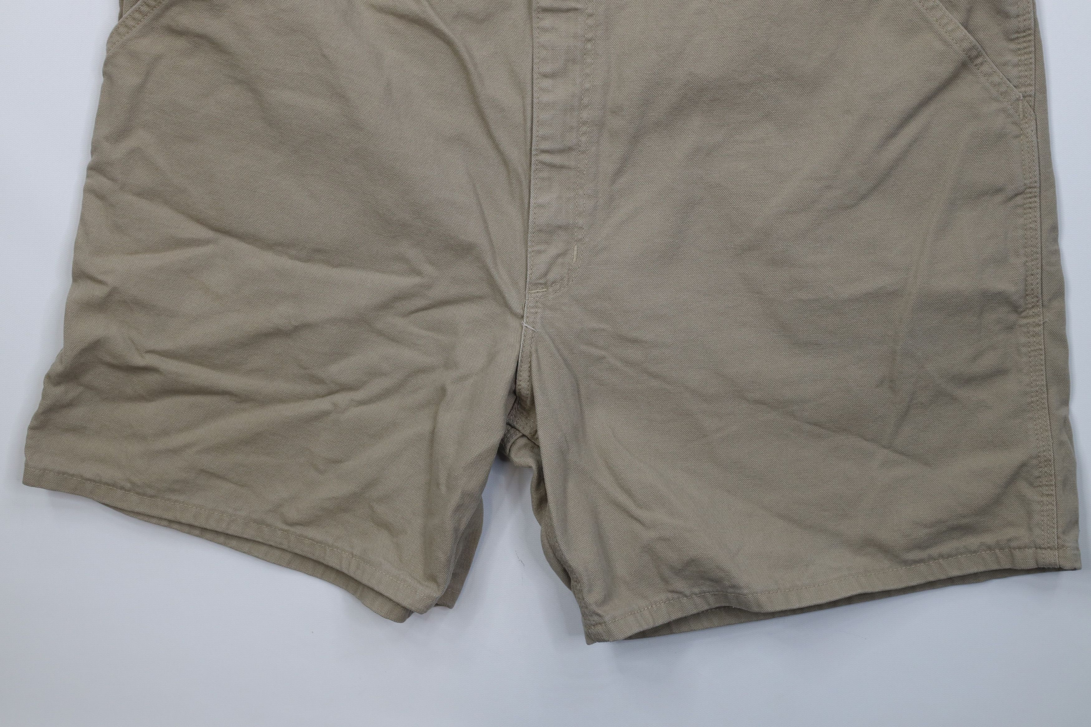 Carhartt Vintage Y2K 2000 Carhartt Above Knee Canvas Shorts Beige USA Size US 44 / EU 60 - 4 Thumbnail
