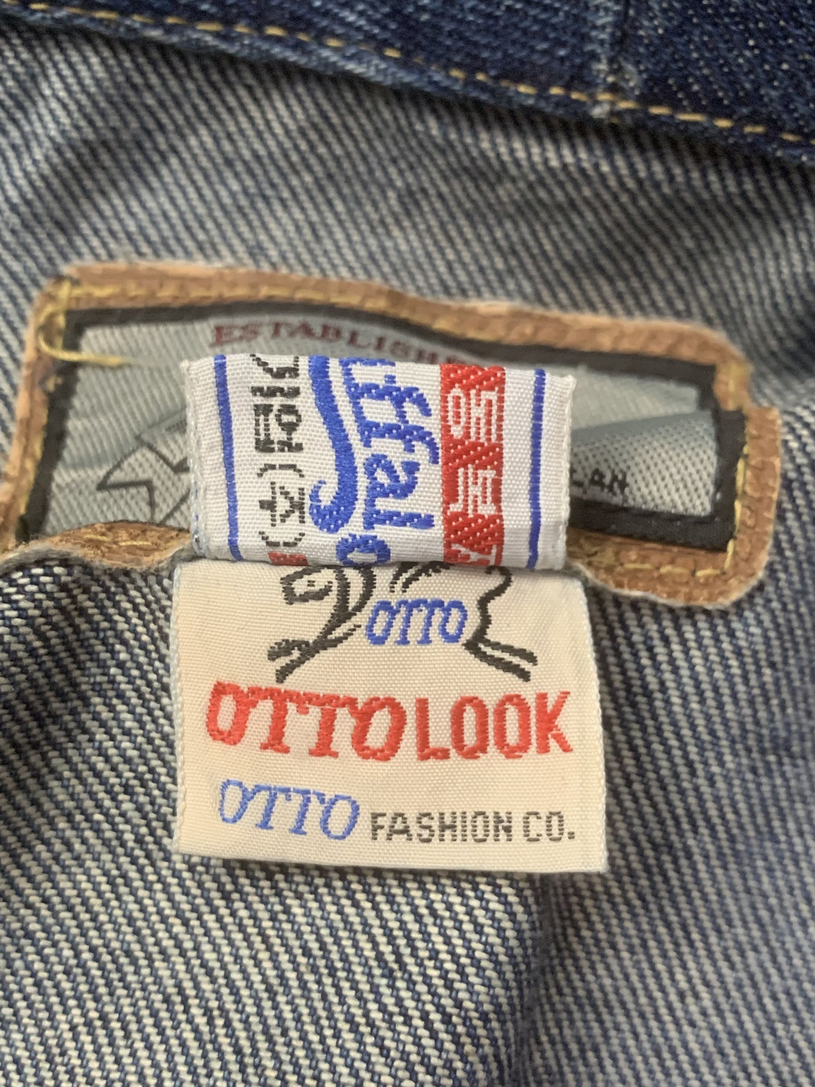 Designer × Japanese Brand Rare Design Vintage Otto Look Denim Jackets Size XL / US 12-14 / IT 48-50 - 5 Thumbnail