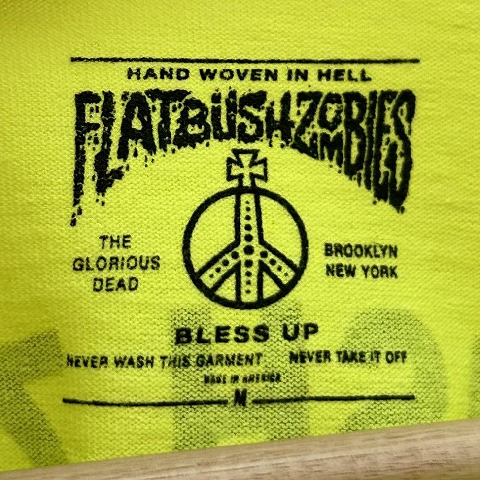 Flatbush Zombies Flatbush Zombies 2016 Eurotrip Tour Tee Neon Yellow M Size US M / EU 48-50 / 2 - 5 Thumbnail