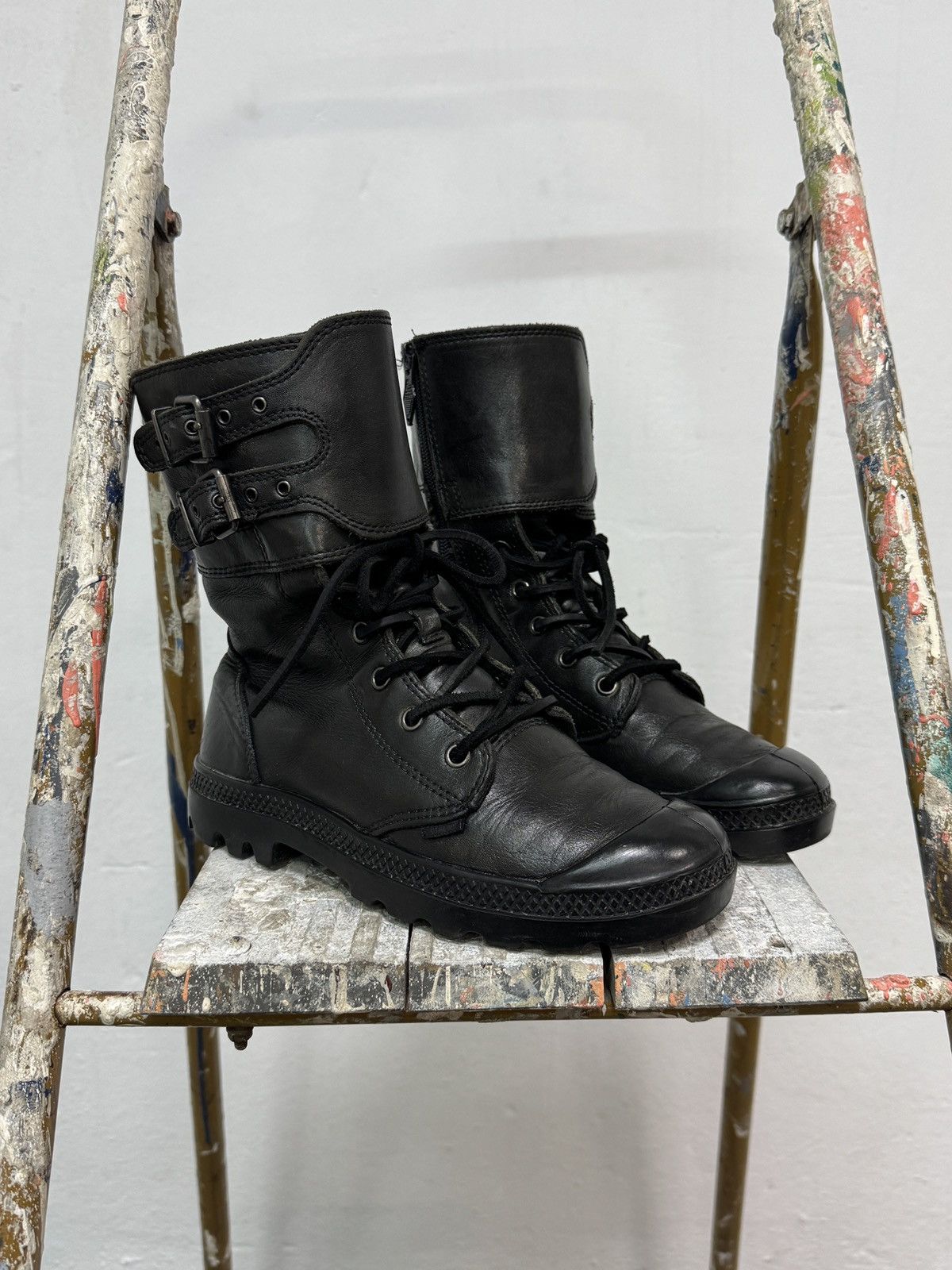 Palladium Palladium Leather HI Originale White Lace Up Boots Size US 6 / IT 36 - 4 Thumbnail